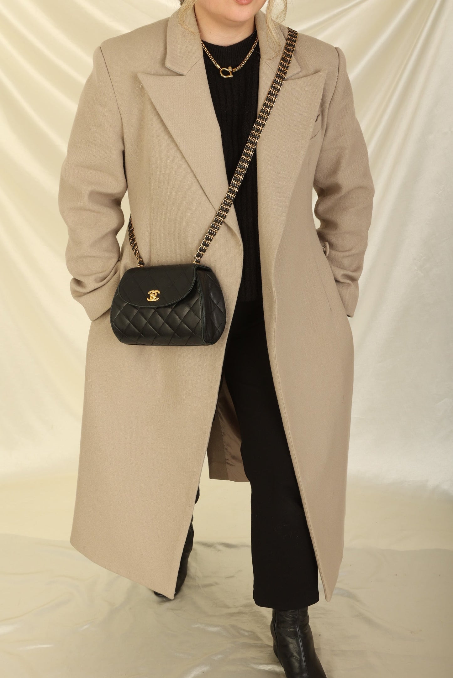 Extremely Rare Chanel 1994 Lambskin Multi Chain Bag