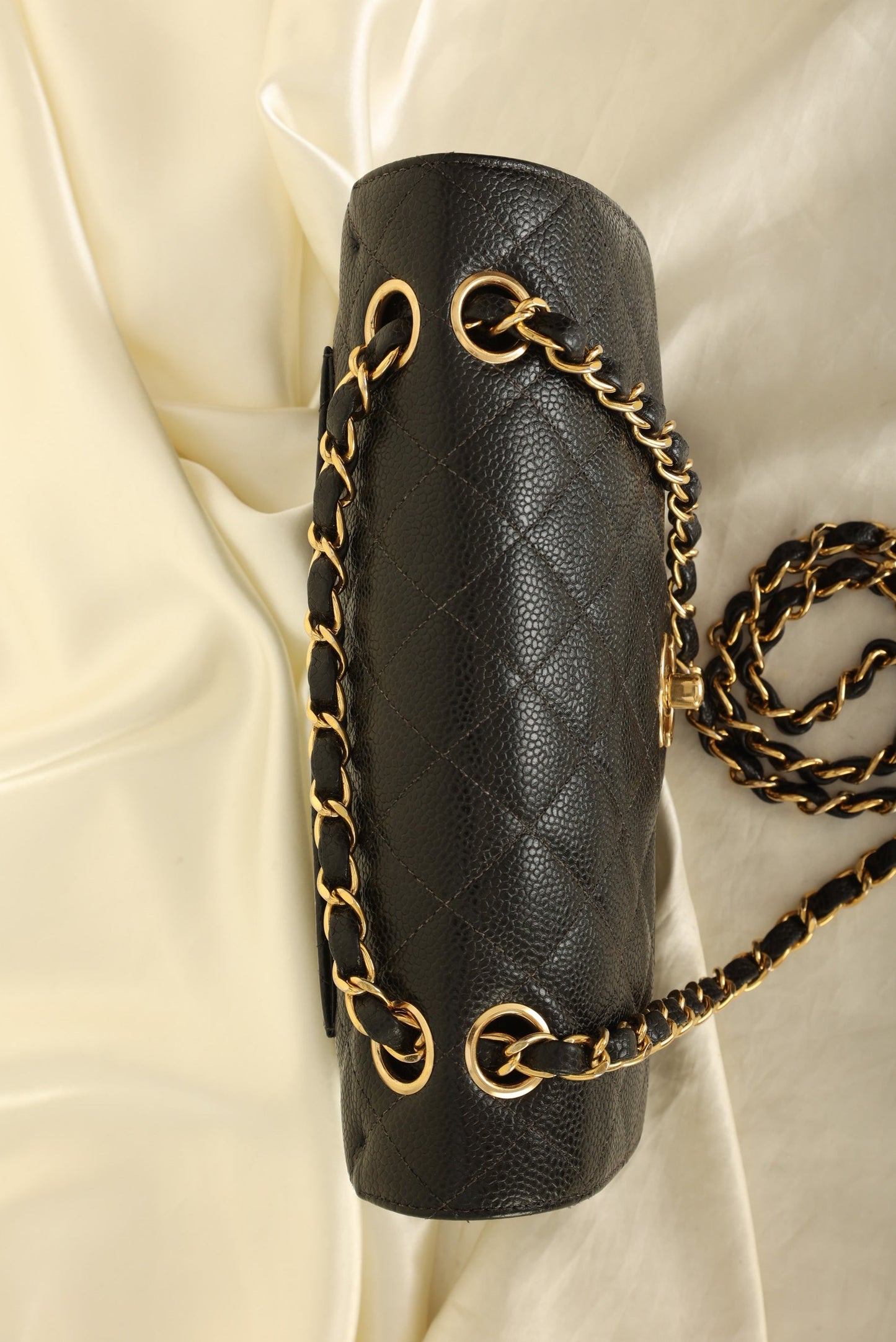 Chanel 2003 Caviar Small Double Flap