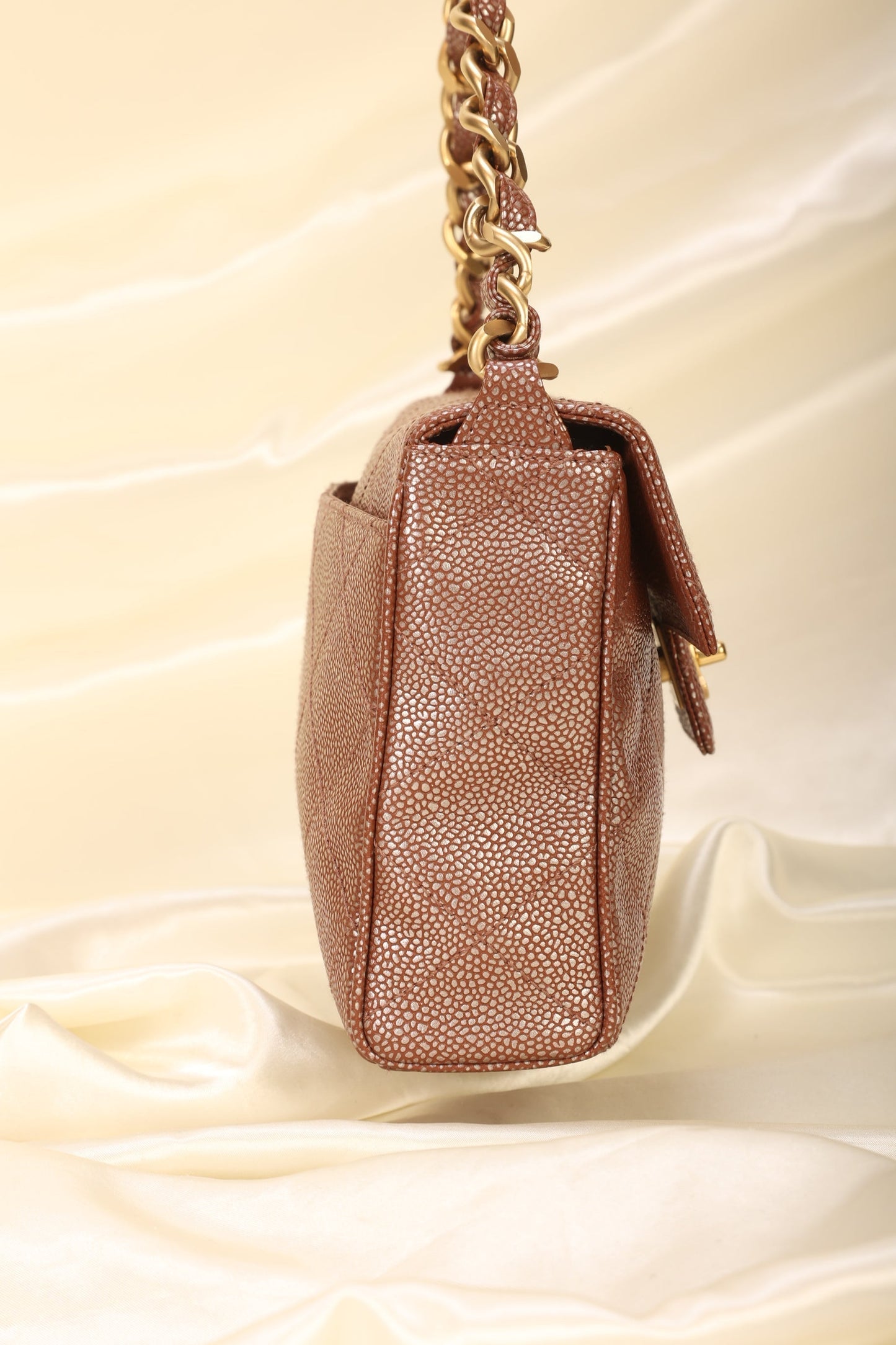 Chanel Caviar Iridescent Flap Bag