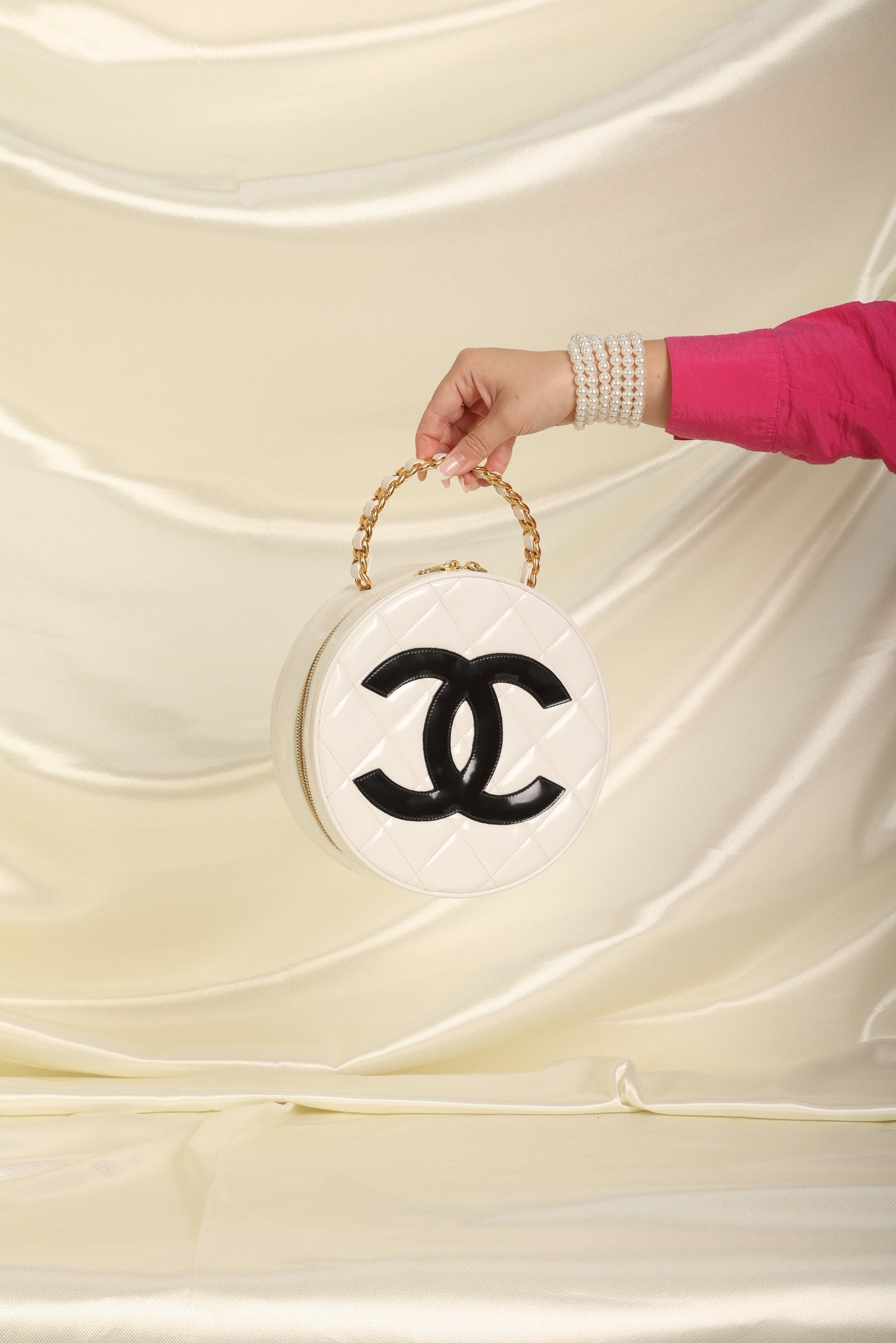 Chanel Patent Coco Circle Top Handle