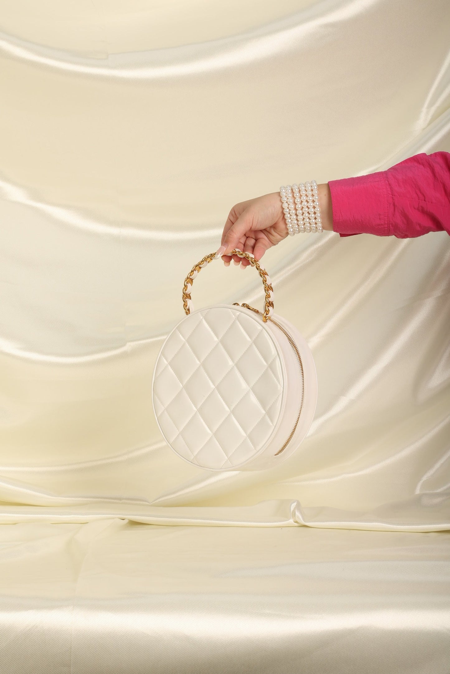 Chanel Patent Coco Circle Top Handle