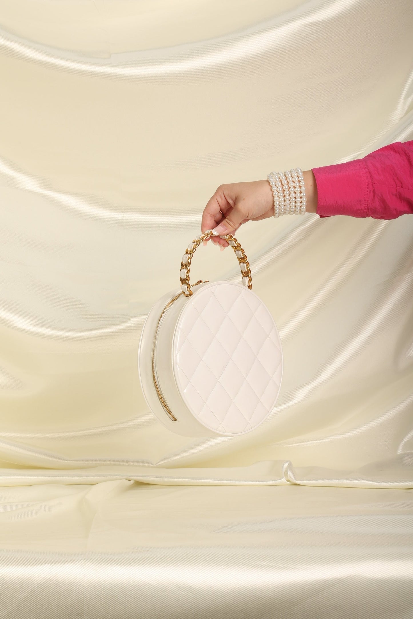 Chanel Patent Coco Circle Top Handle