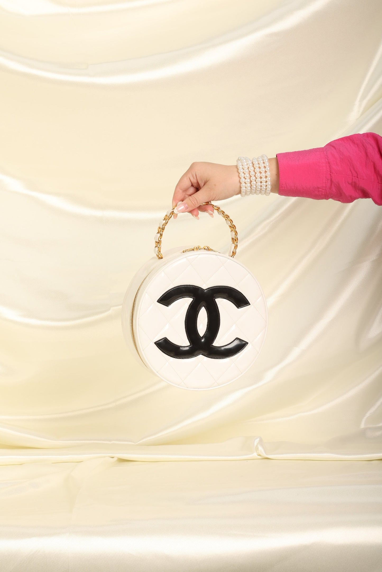 Chanel Patent Coco Circle Top Handle