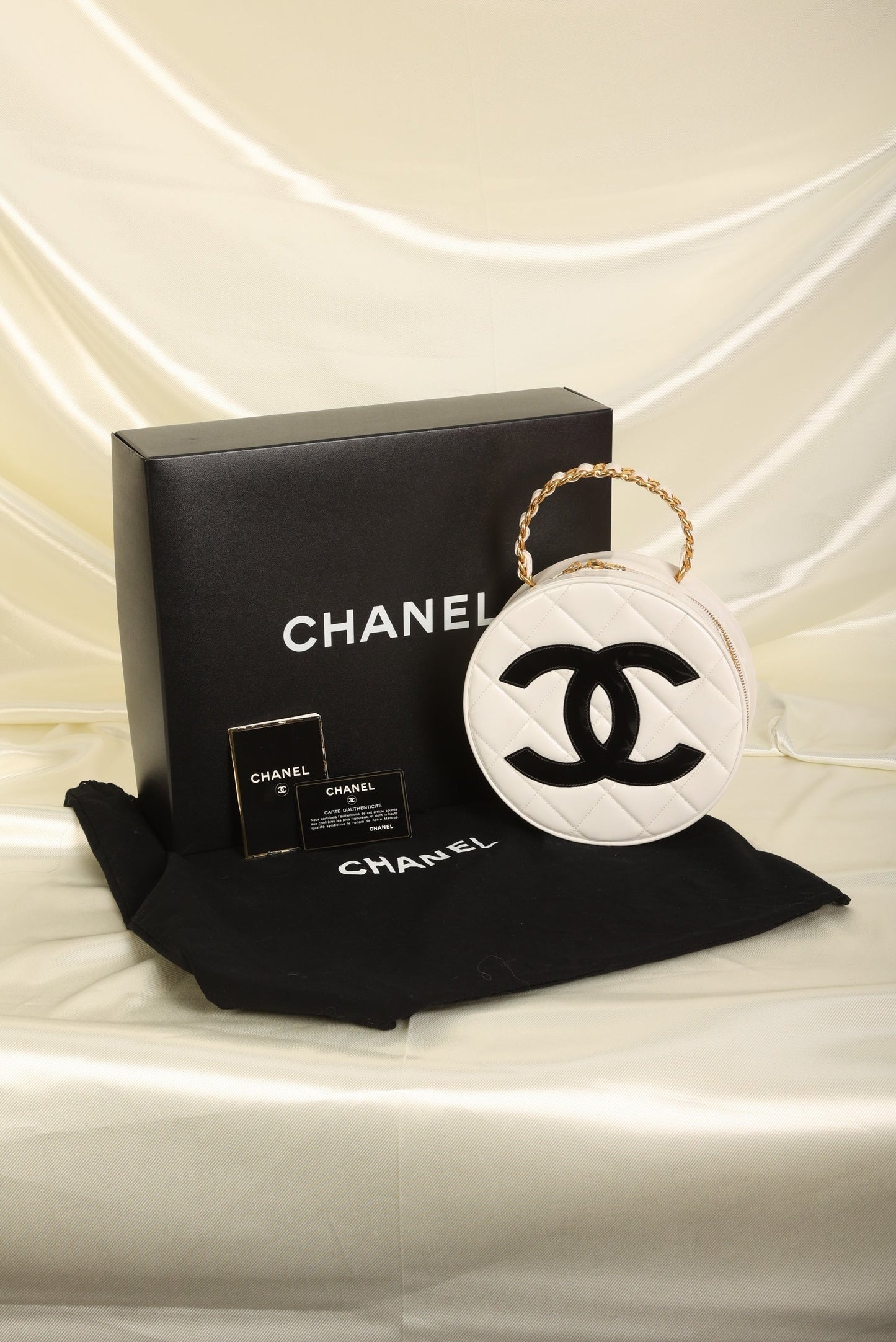 Chanel Patent Coco Circle Top Handle