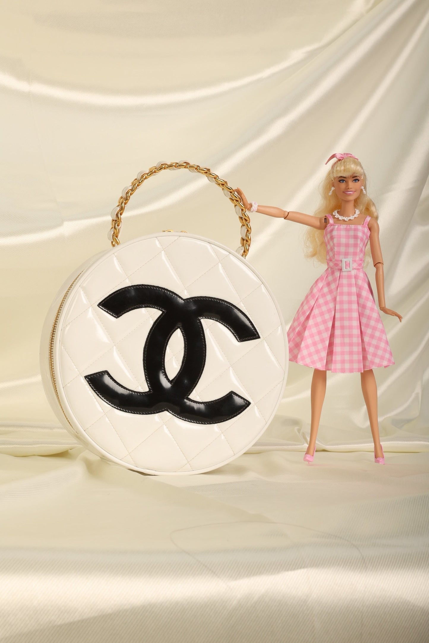Chanel Patent Coco Circle Top Handle