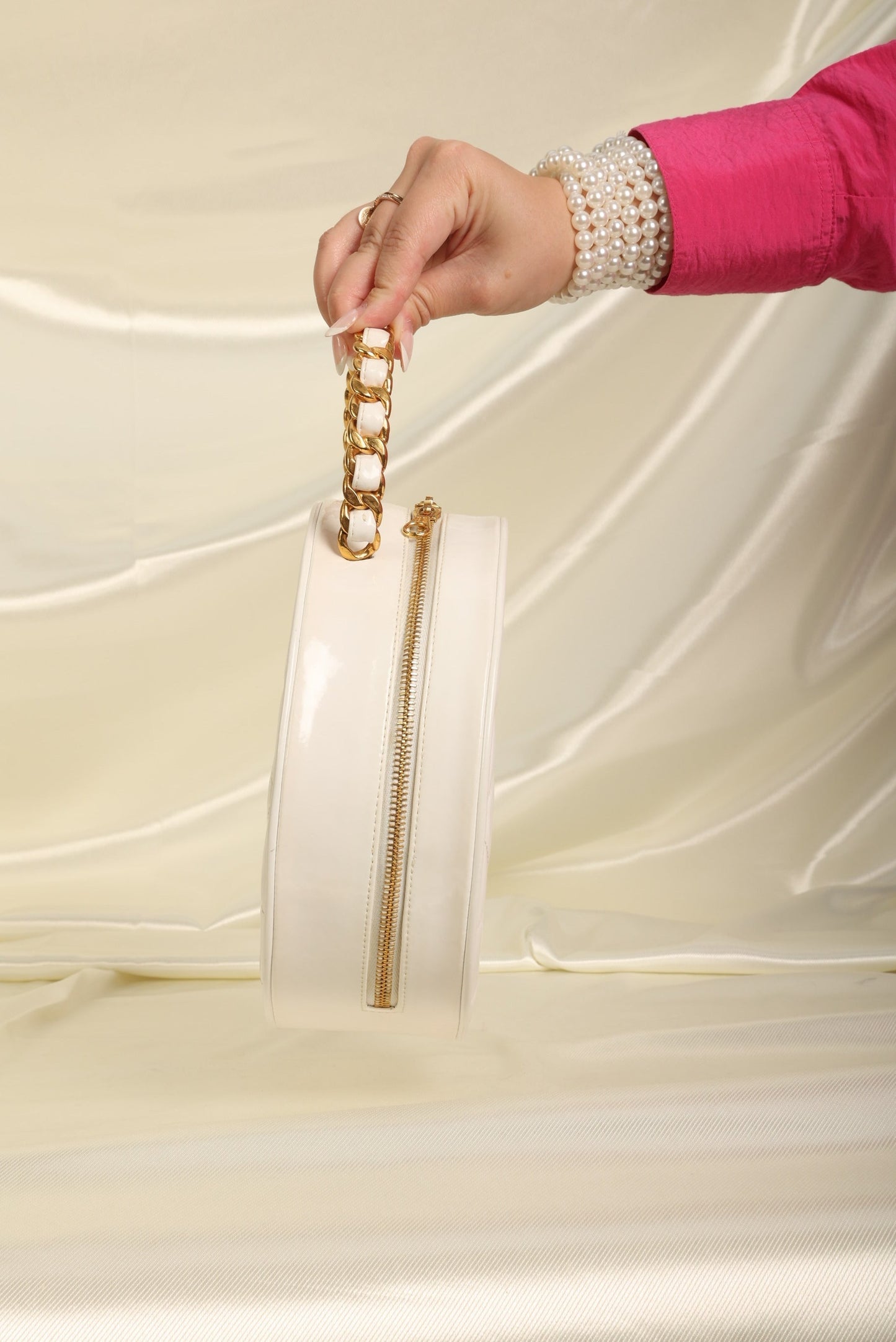 Chanel Patent Coco Circle Top Handle