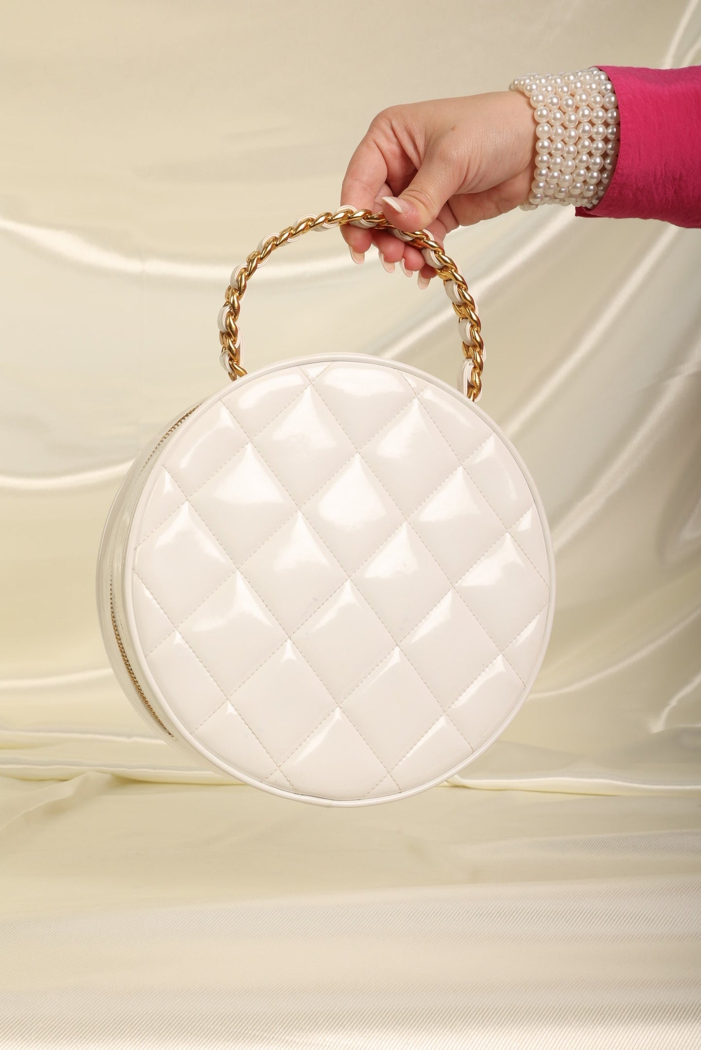 Chanel Patent Coco Circle Top Handle