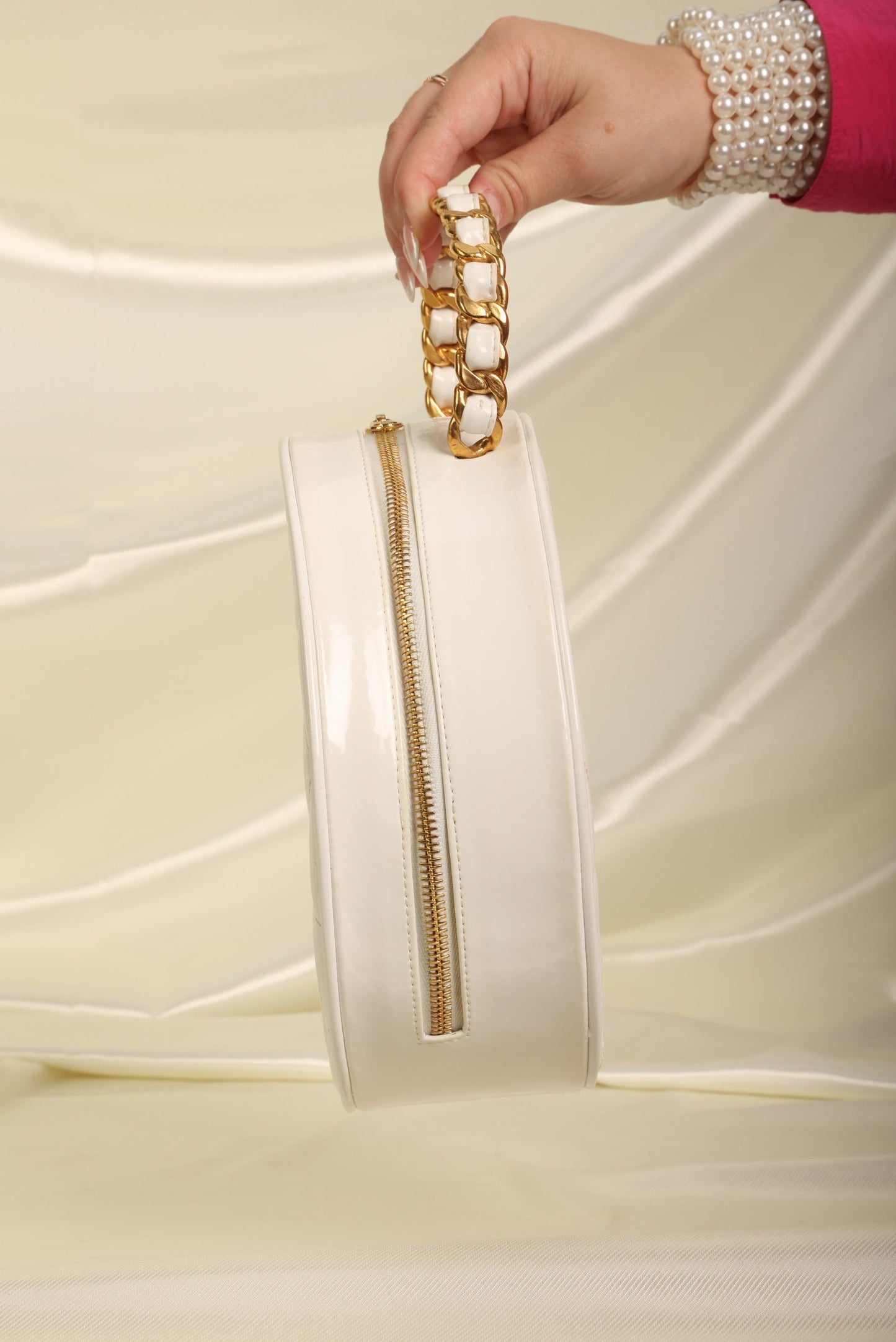 Chanel Patent Coco Circle Top Handle