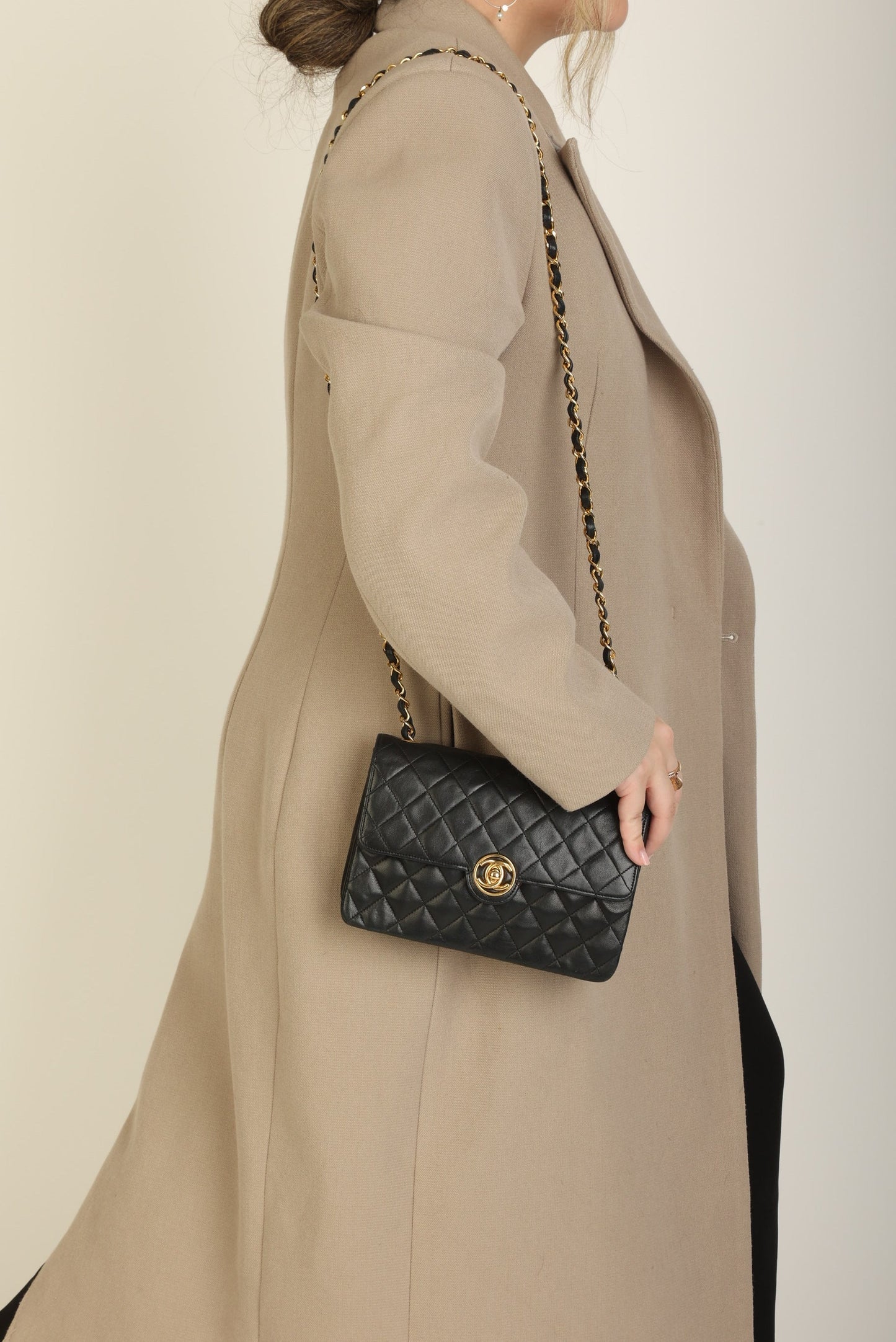 Chanel 1989 Lambskin Mini Flap Bag
