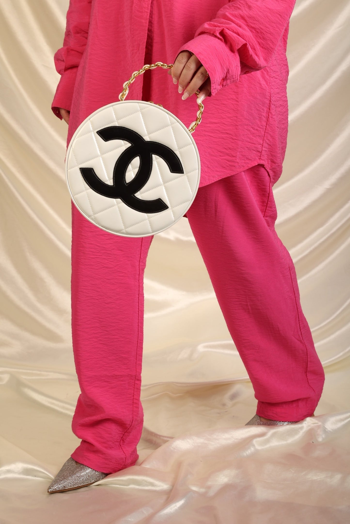 Chanel Patent Coco Circle Top Handle