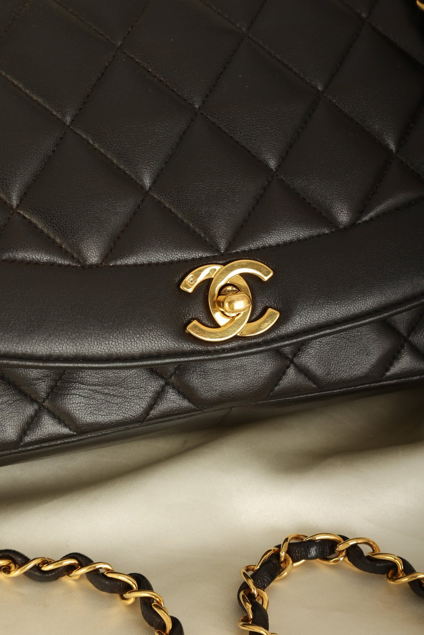 Chanel 1994 Lambskin Medium Diana