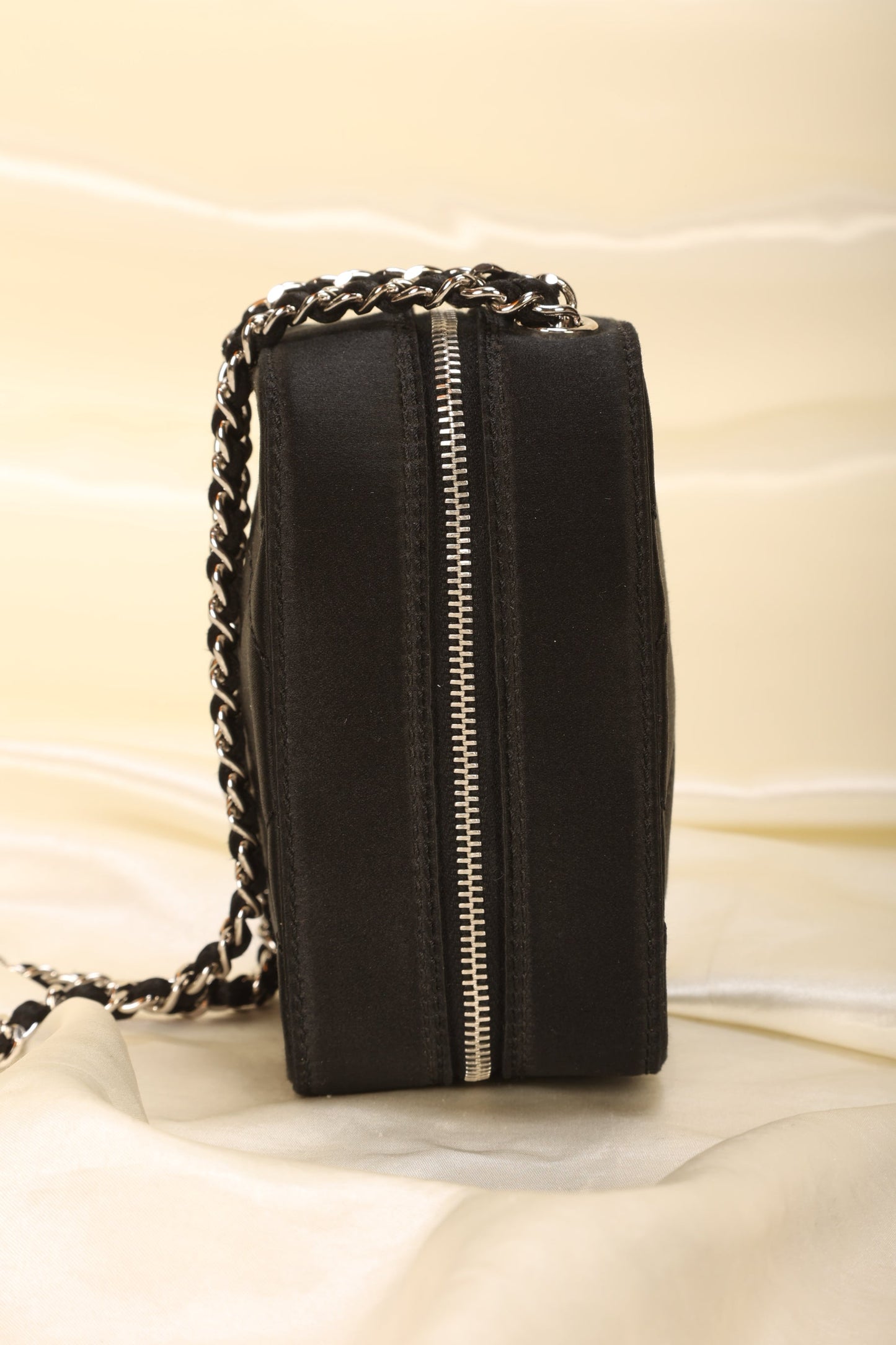 Chanel Satin Mini Box Bracelet Bag