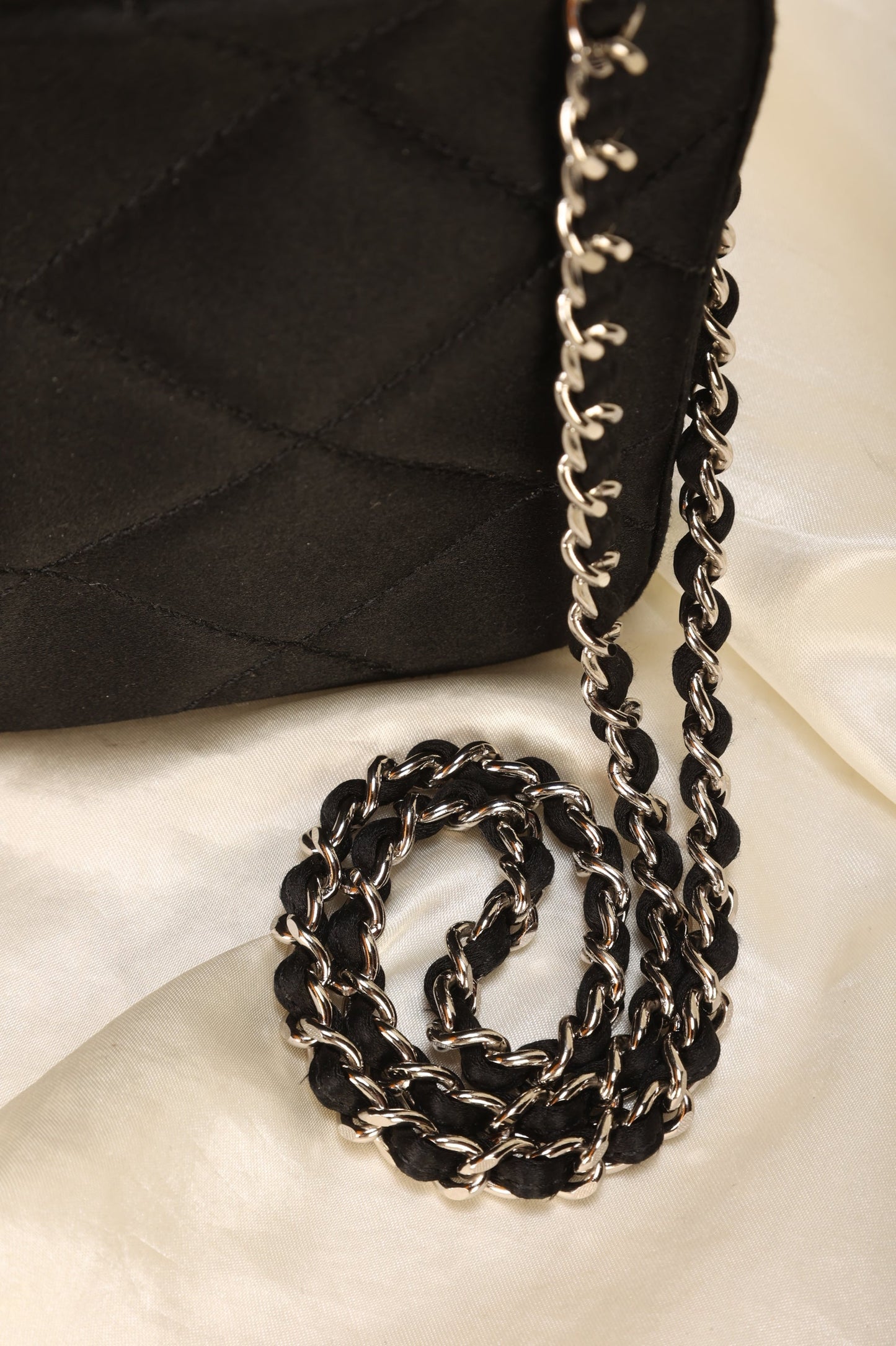 Chanel Satin Mini Box Bracelet Bag