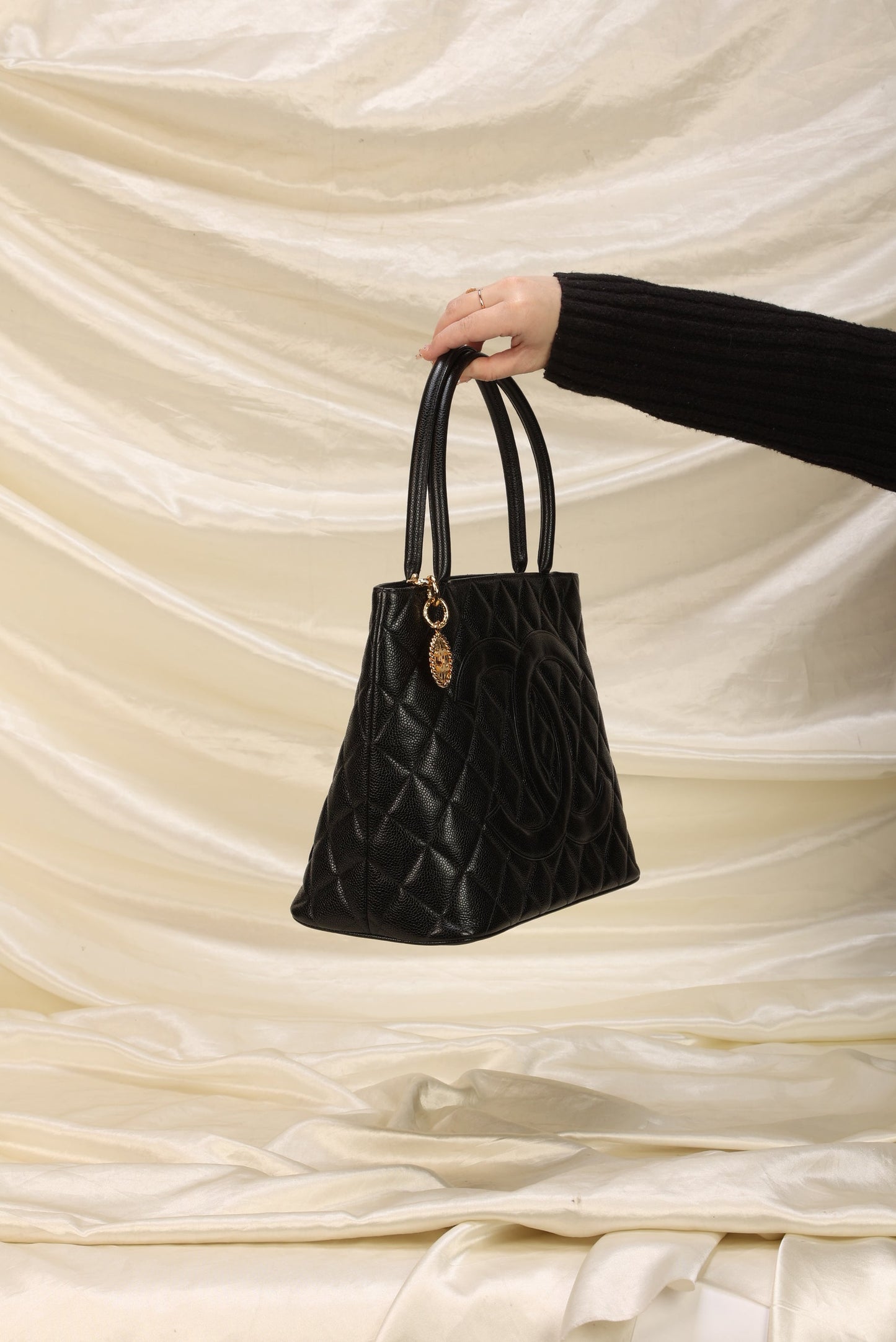Chanel Caviar Medallion Tote