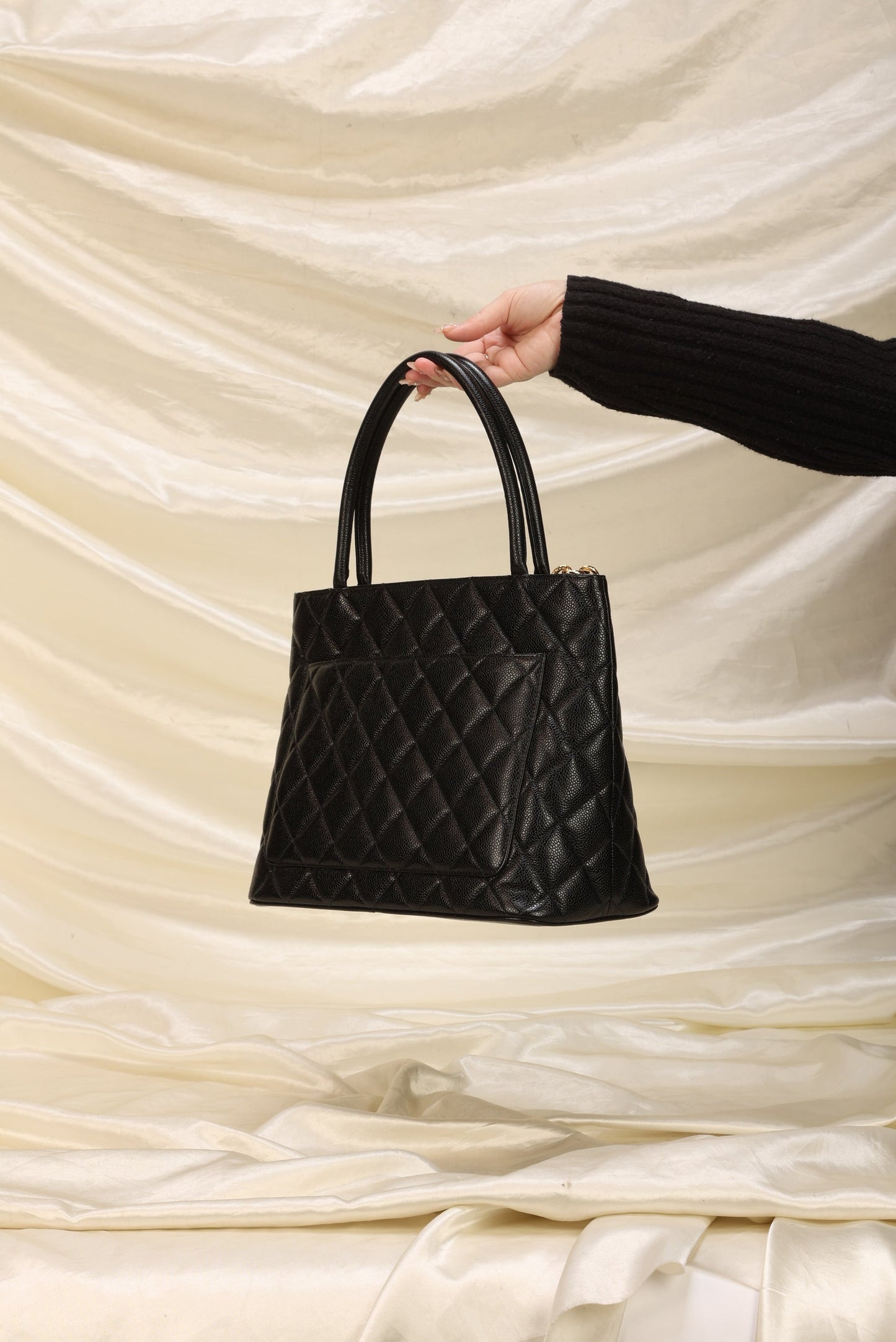Chanel Caviar Medallion Tote