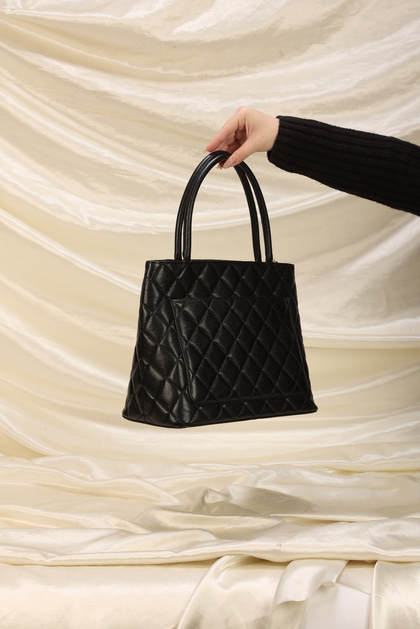 Chanel Caviar Medallion Tote
