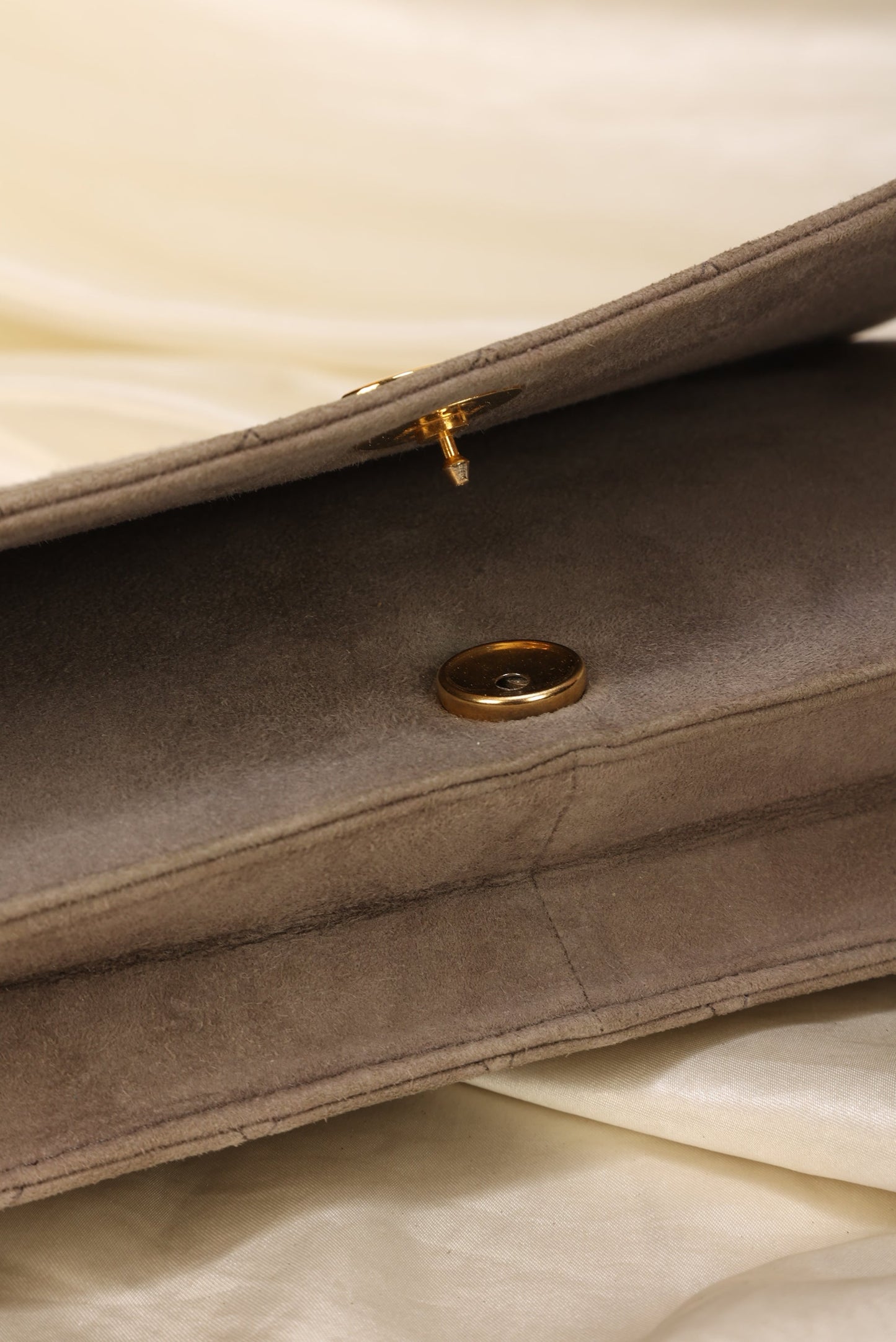 Extremely Rare Chanel Suede Full Flap