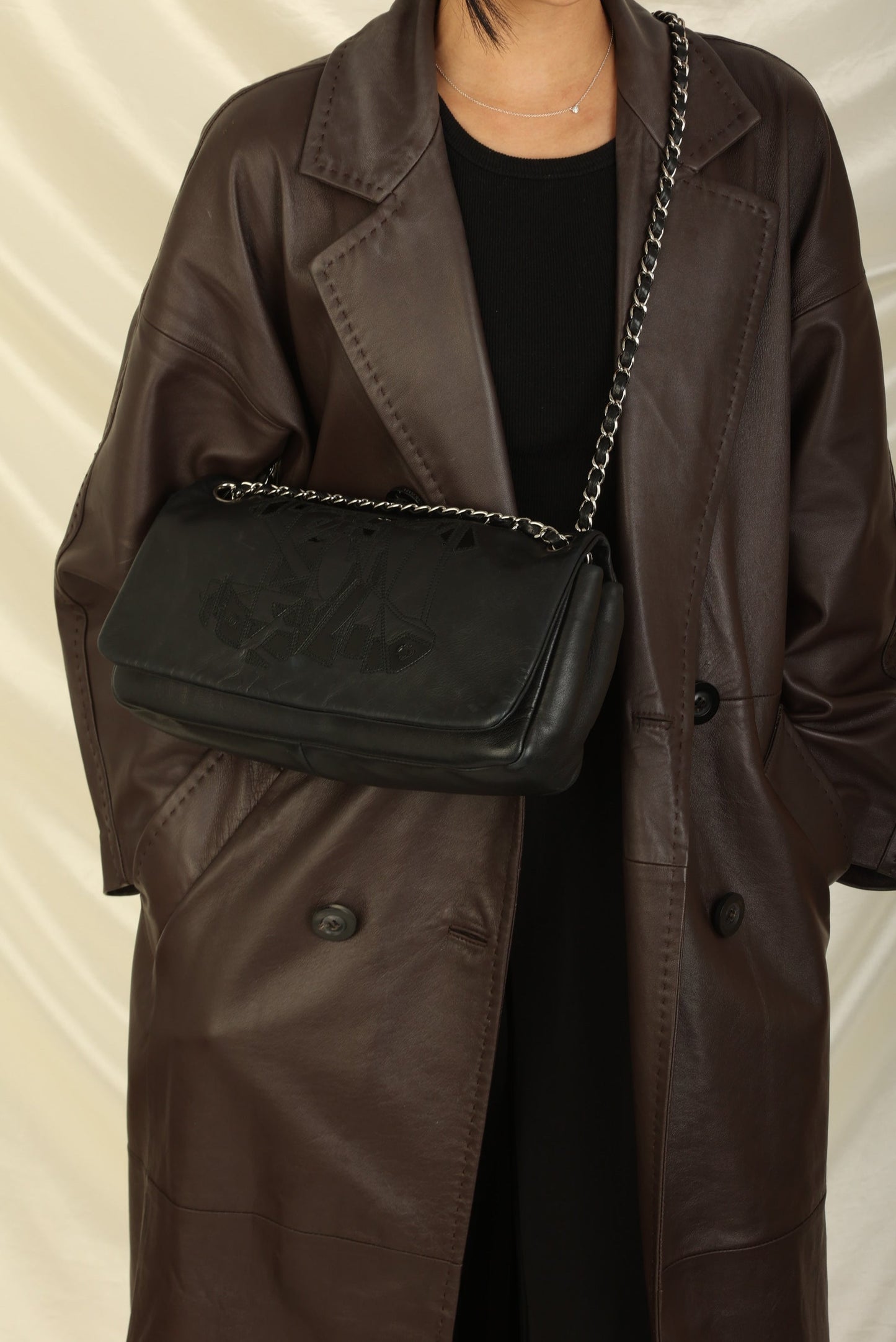 Chanel 2008 Lambskin Coco Mark Flap