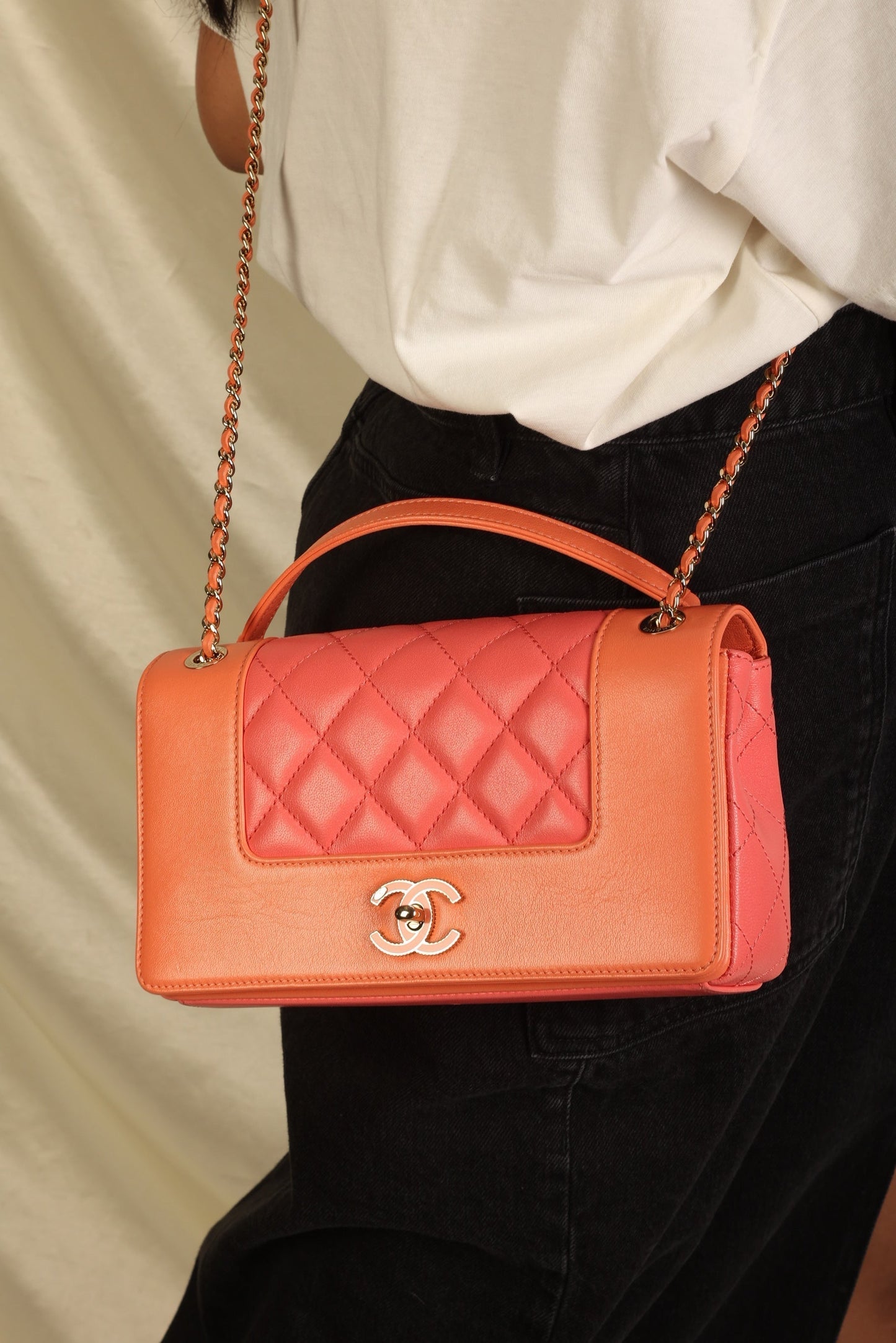 Chanel Mademoiselle Sheepskin Full Flap