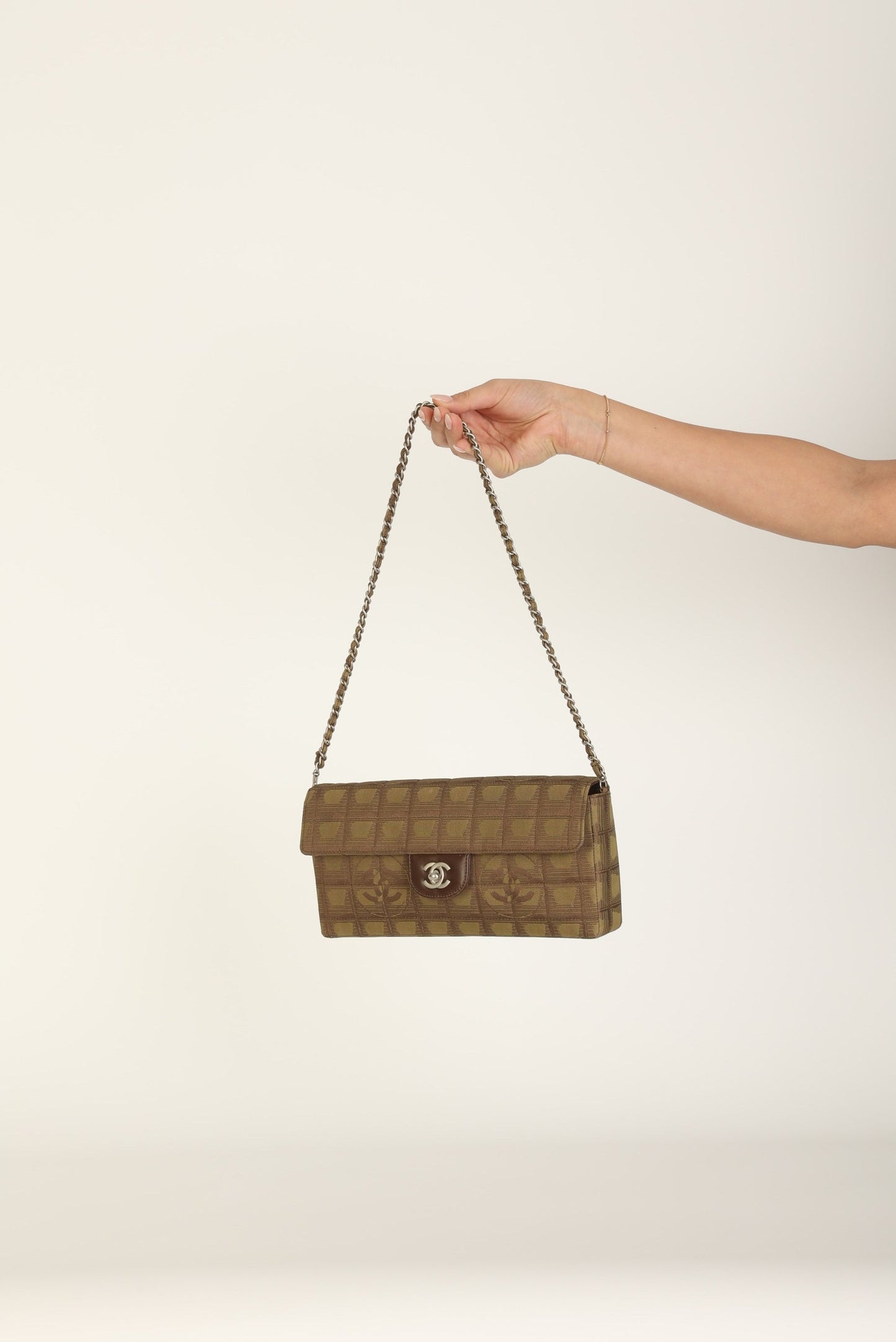Chanel 2002 Nylon Chocolate Bar East West