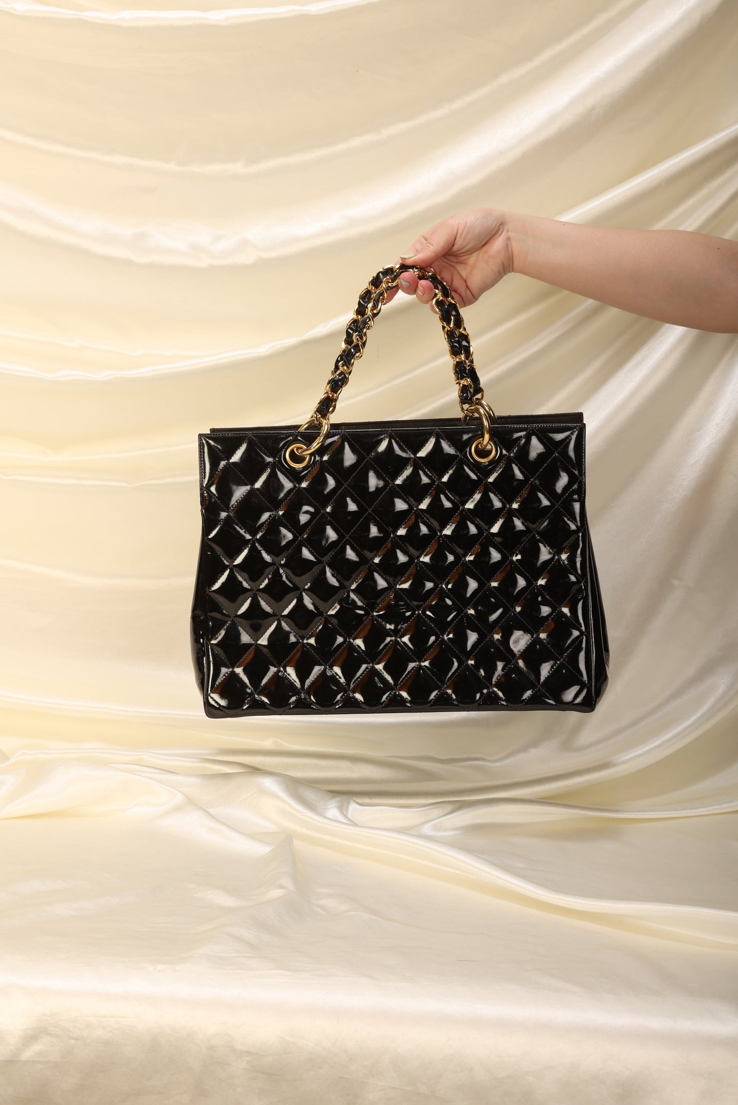 Chanel Patent Timeless Tote