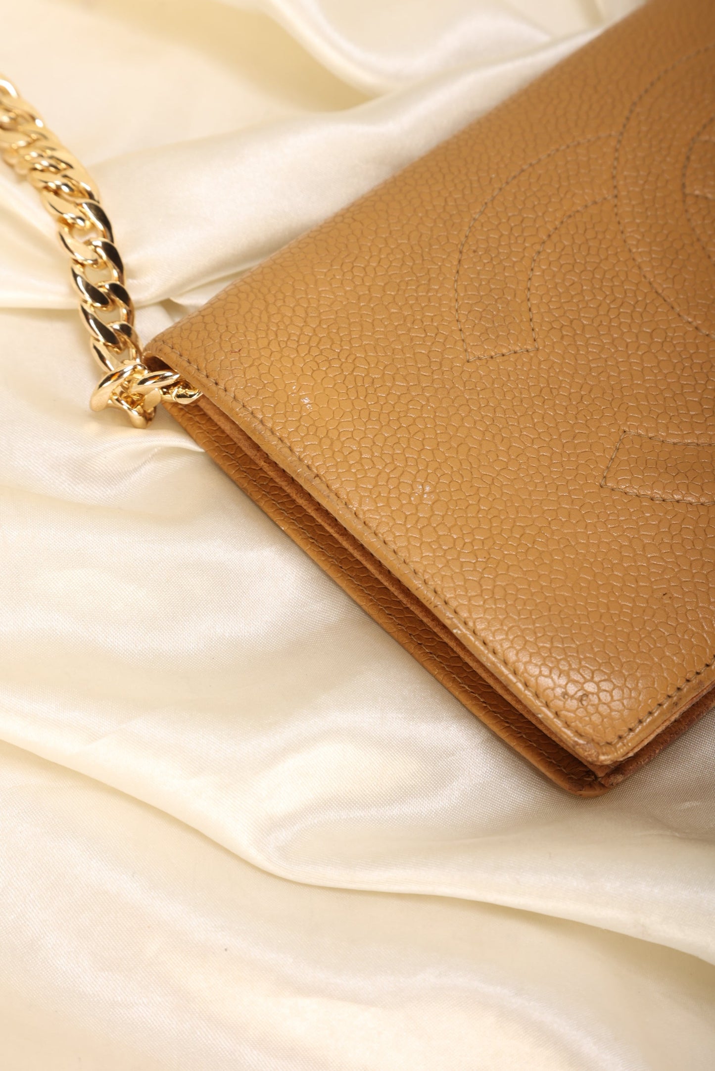 Chanel Caviar Timeless Wallet on Chain