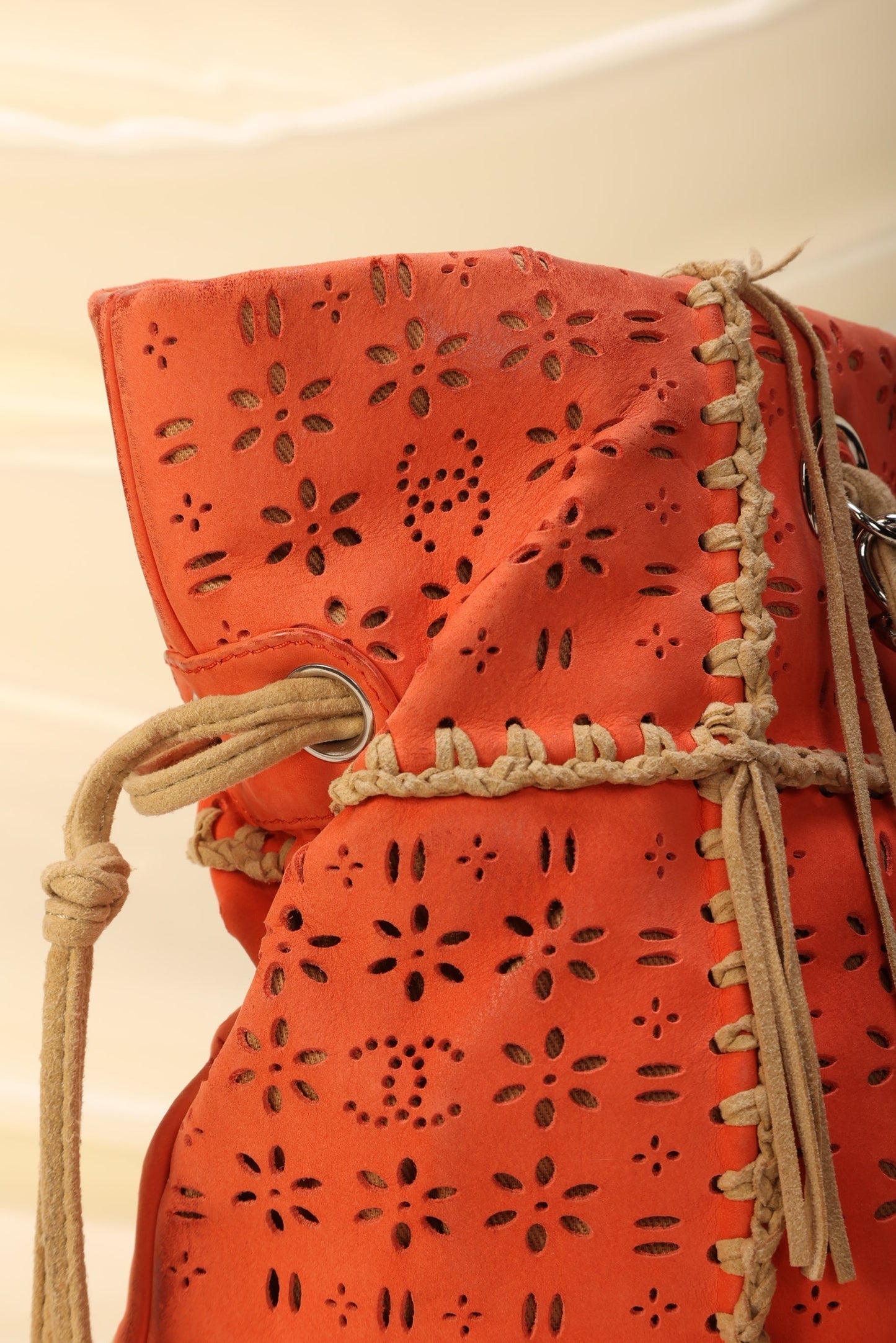 Extremely Rare Chanel Suede Fringe Tote