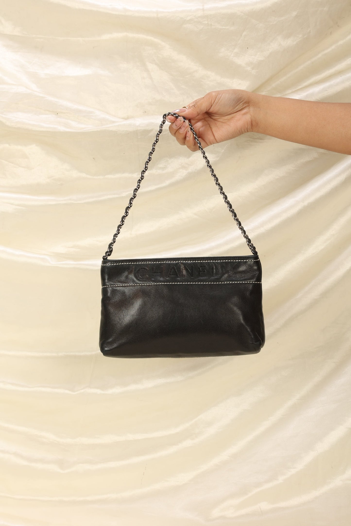 Chanel Logo Pochette