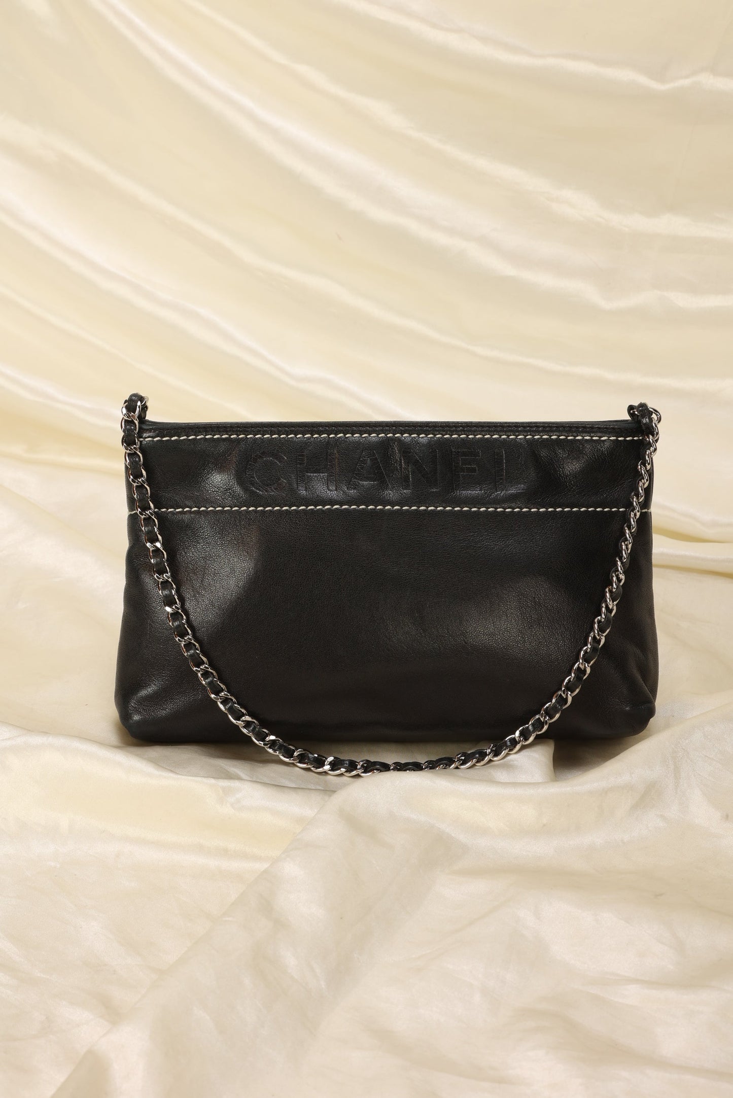 Chanel Logo Pochette