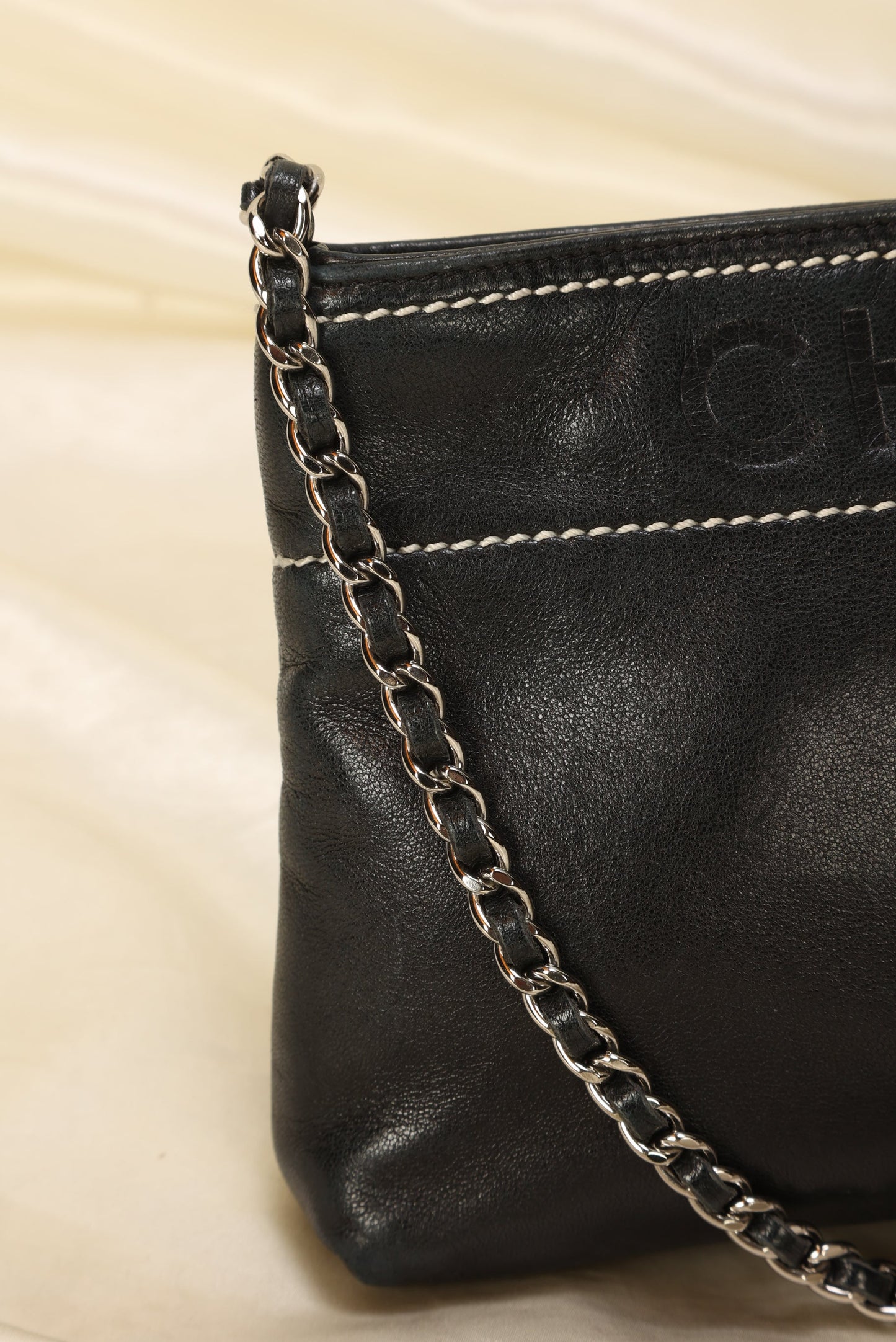 Chanel Logo Pochette