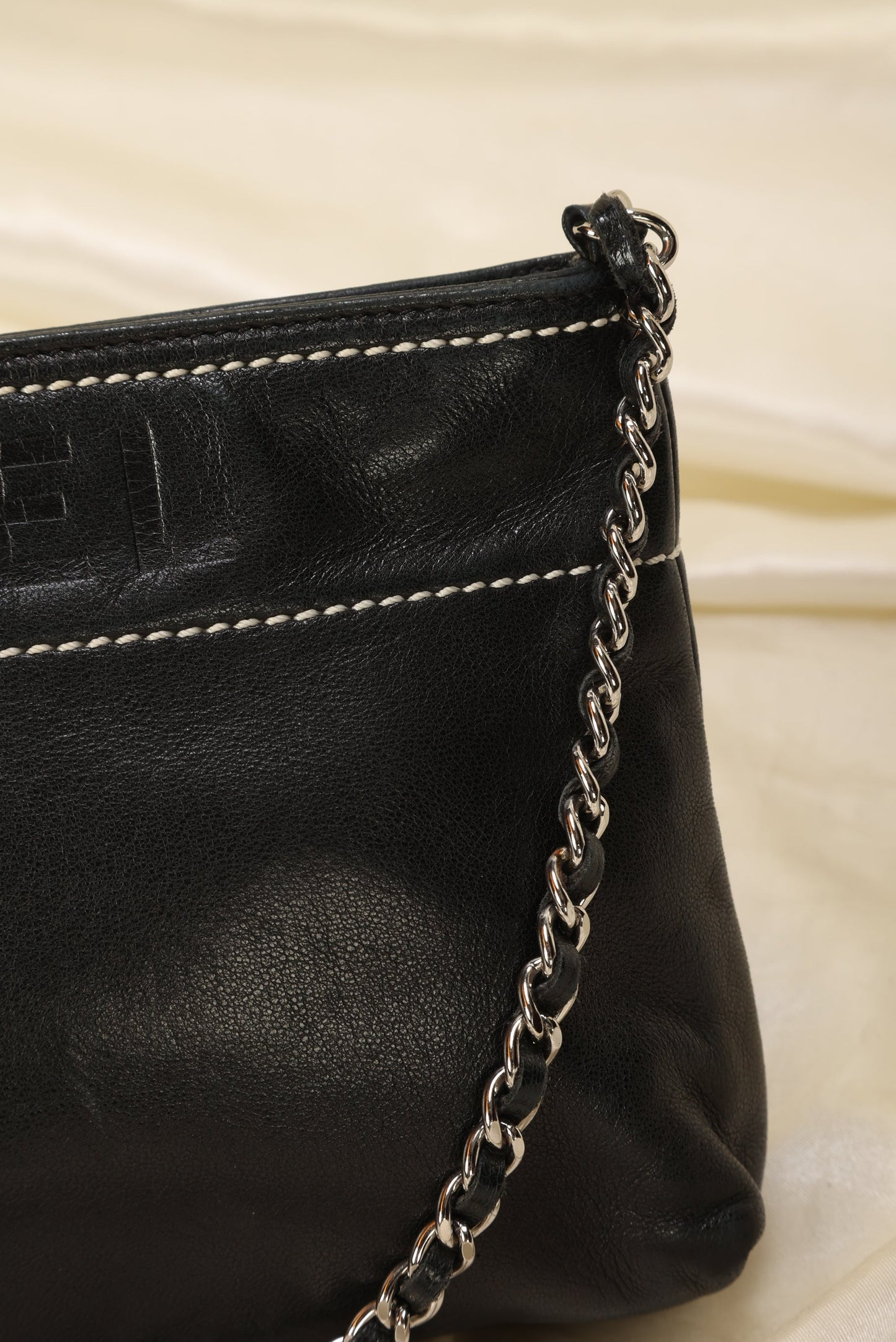 Chanel Logo Pochette