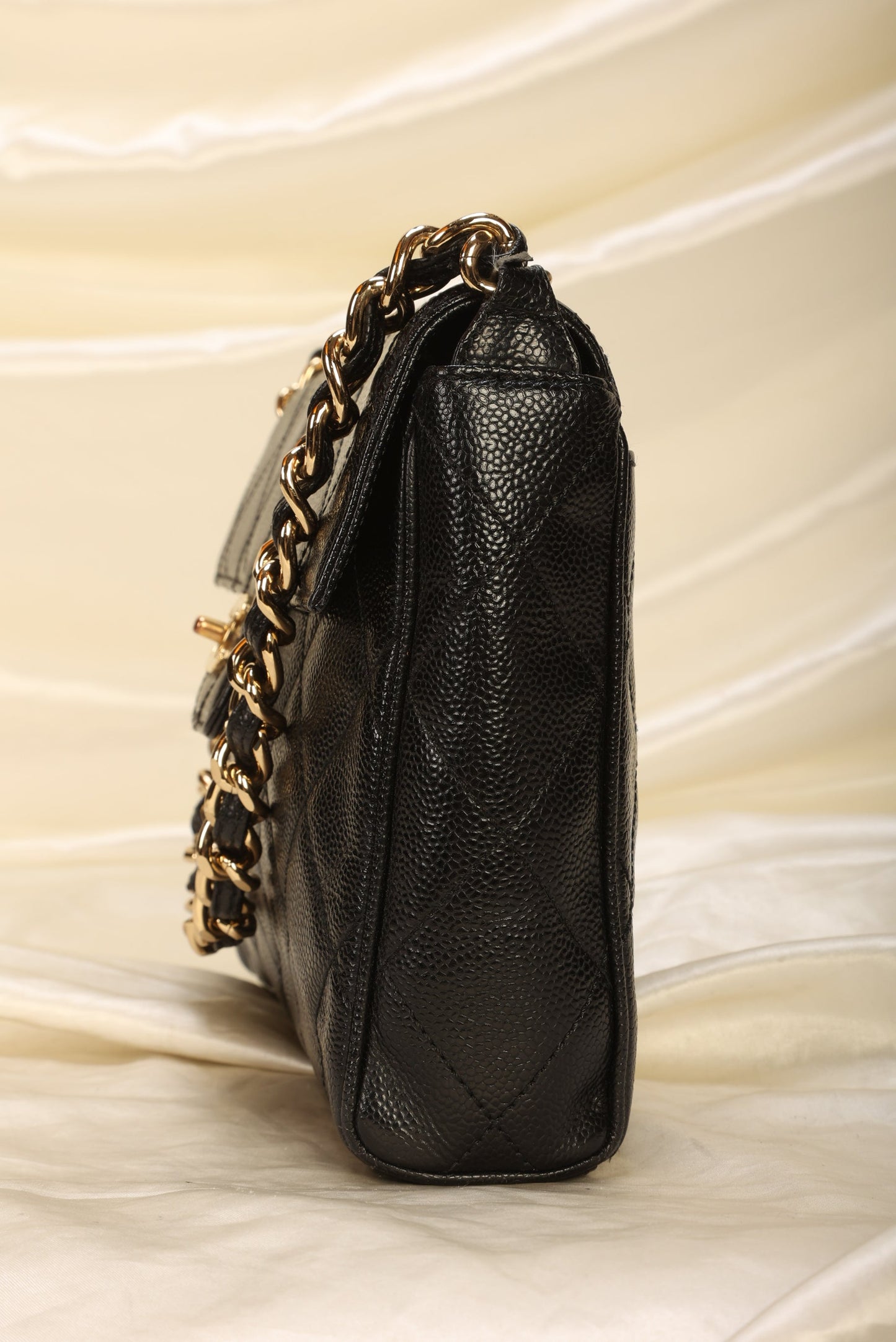 Chanel Caviar Turnlock Flap Bag