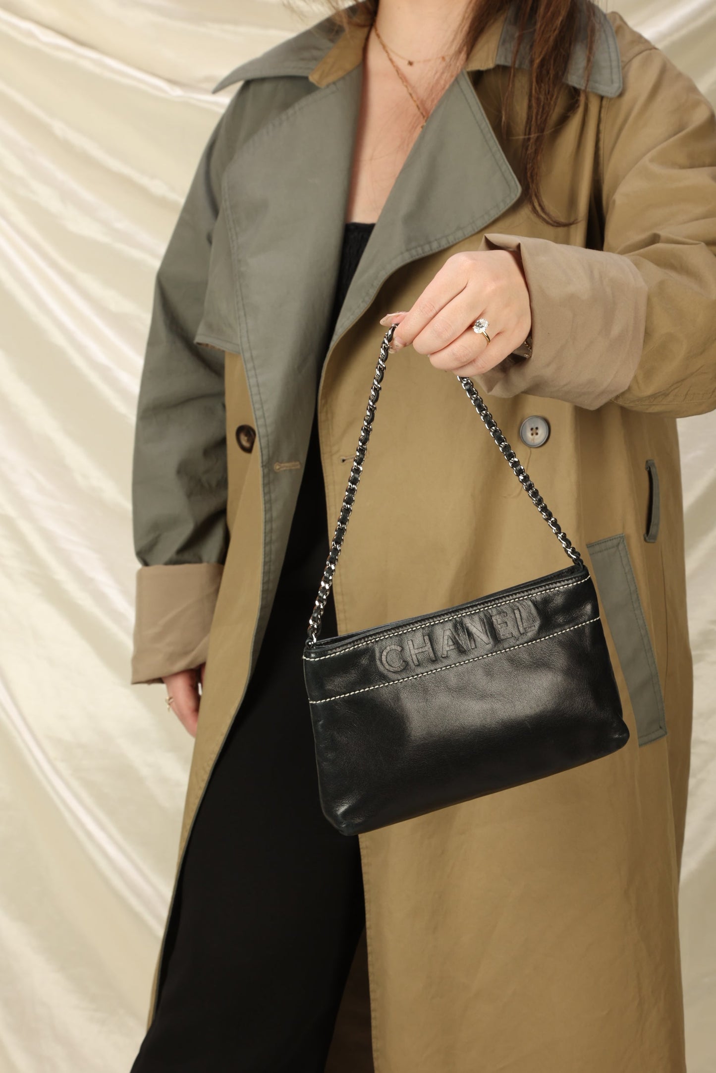 Chanel Logo Pochette