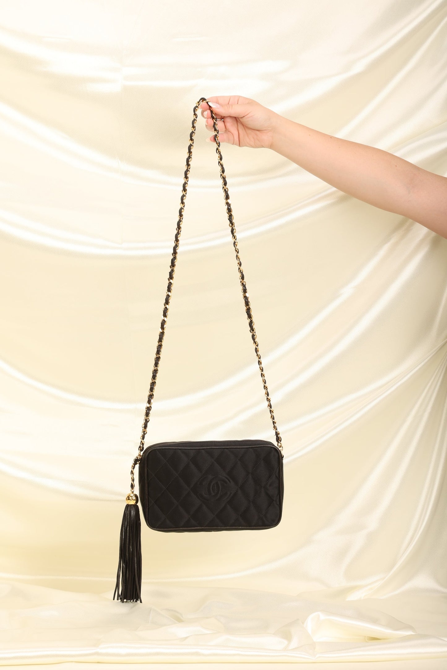 Chanel Satin Timeless Camera Bag