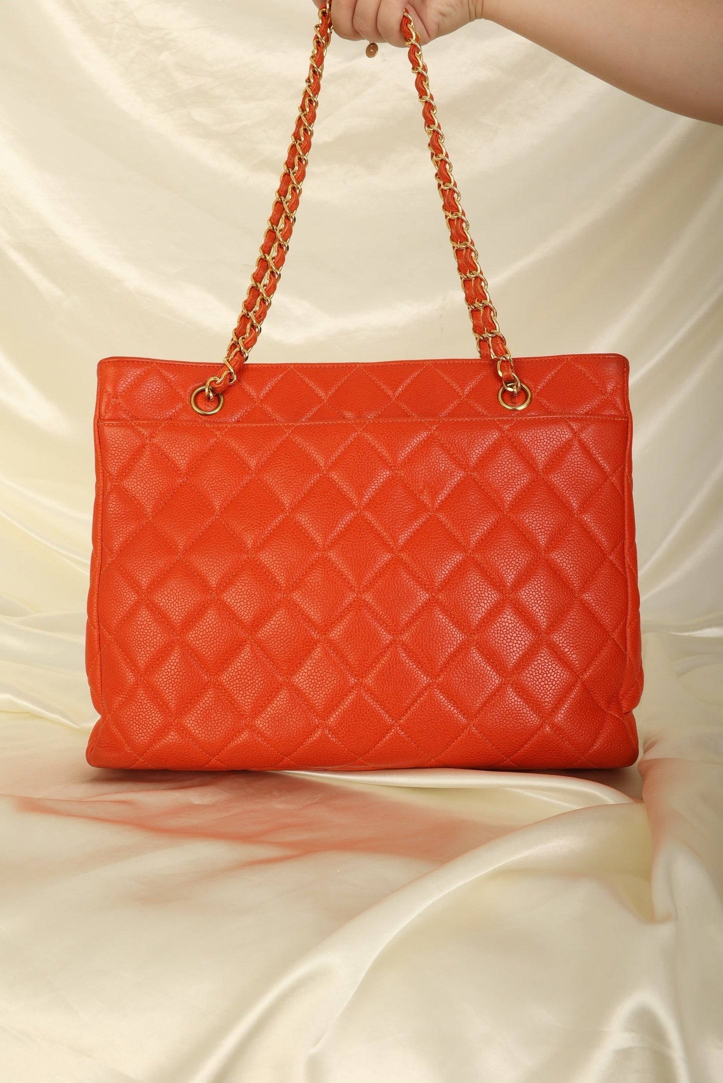Chanel Caviar Turnlock Tote