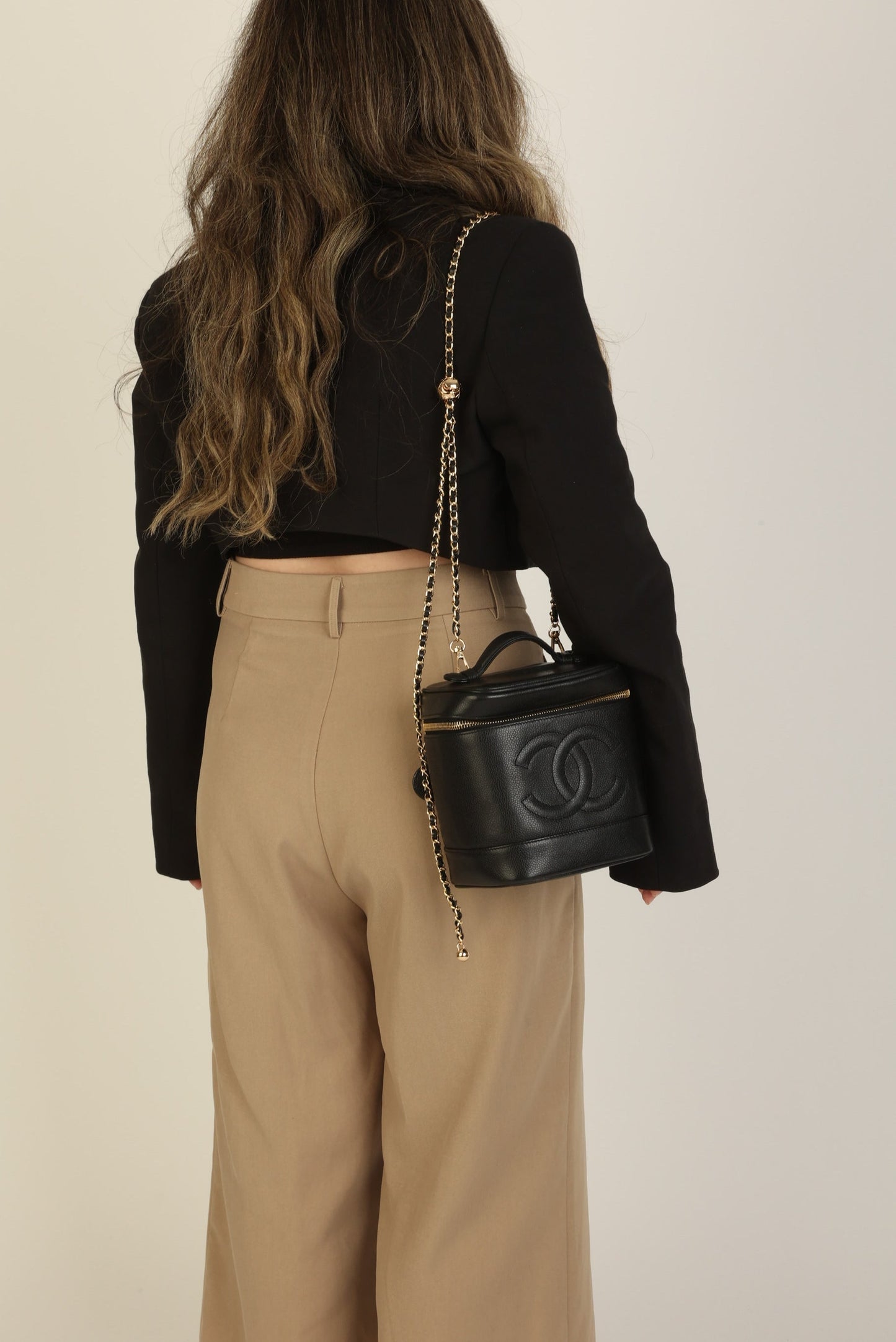 Chanel Caviar Mini Vanity Bag
