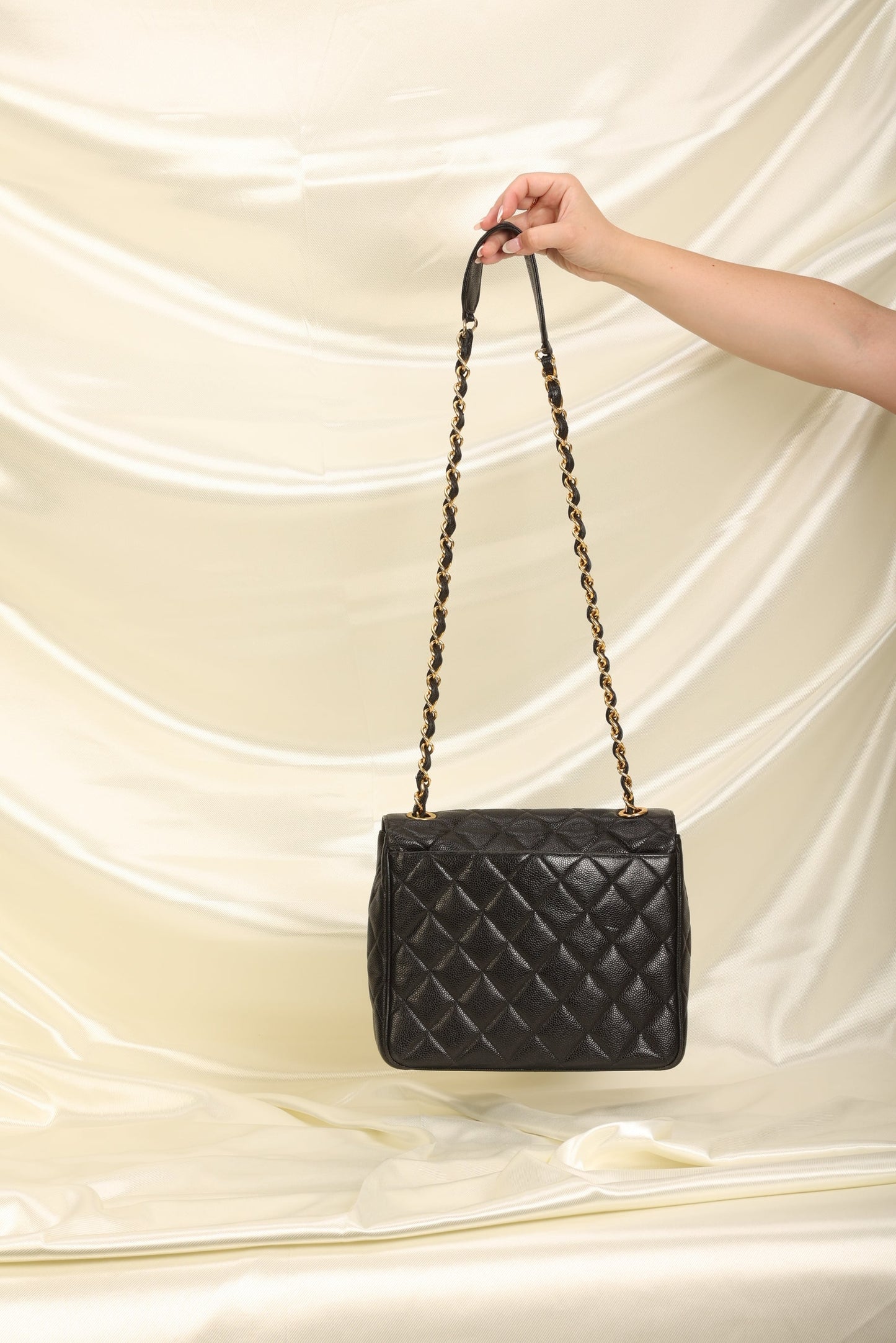 Chanel Caviar Square Flap Bag