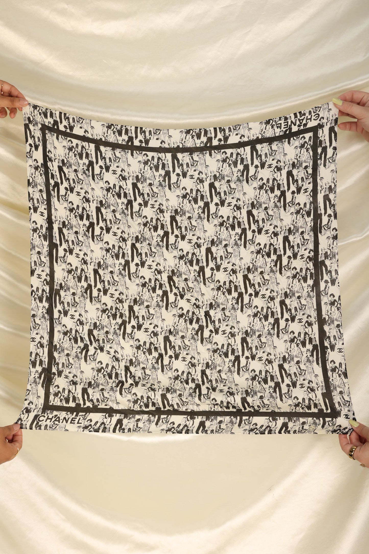 Extremely Rare Chanel Coco Scarf Pochette