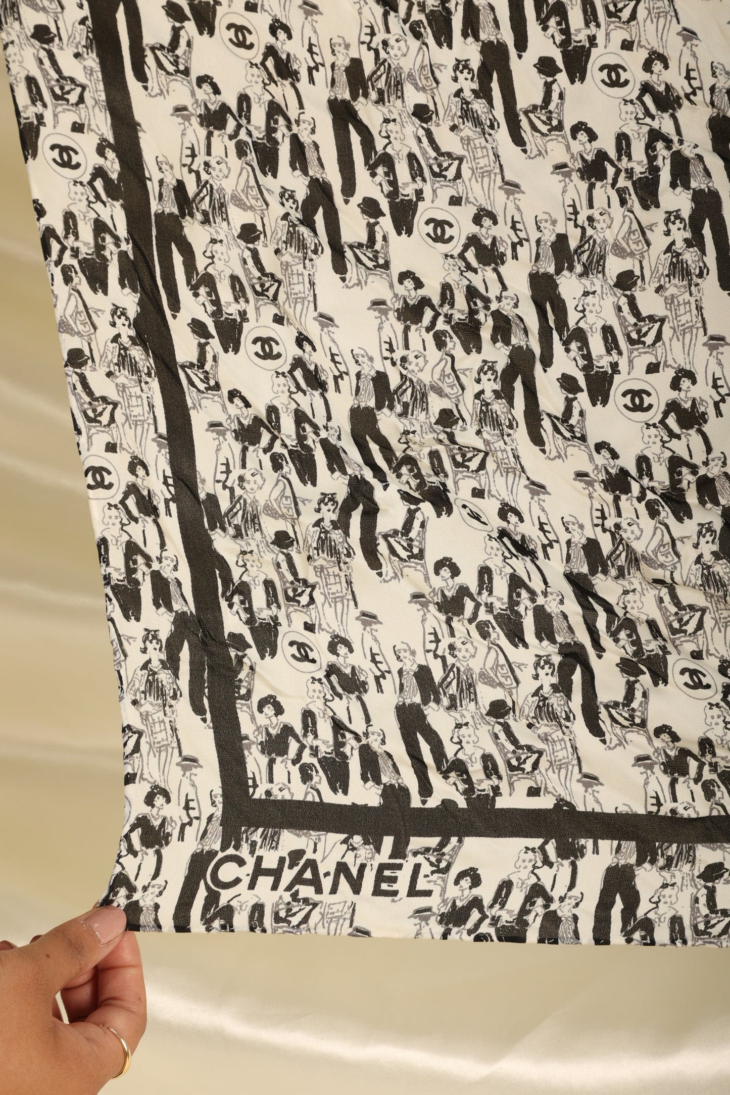 Extremely Rare Chanel Coco Scarf Pochette