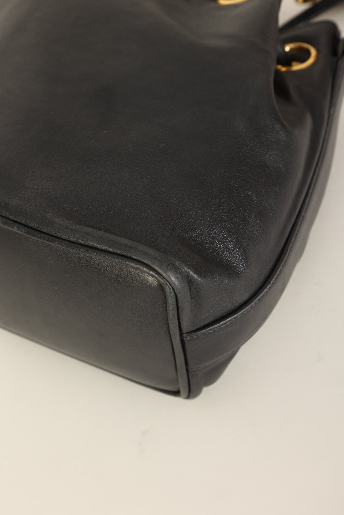 Chanel 1991 Lambskin Mini Bucket Bag