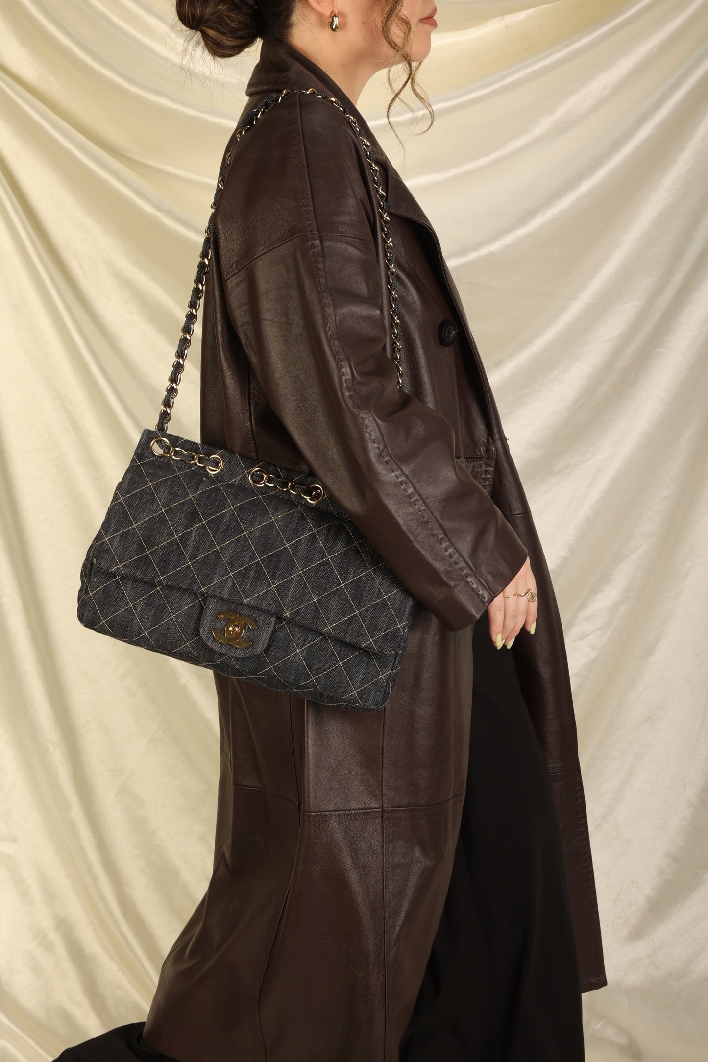 Extremely Rare Chanel Denim Classic Flap