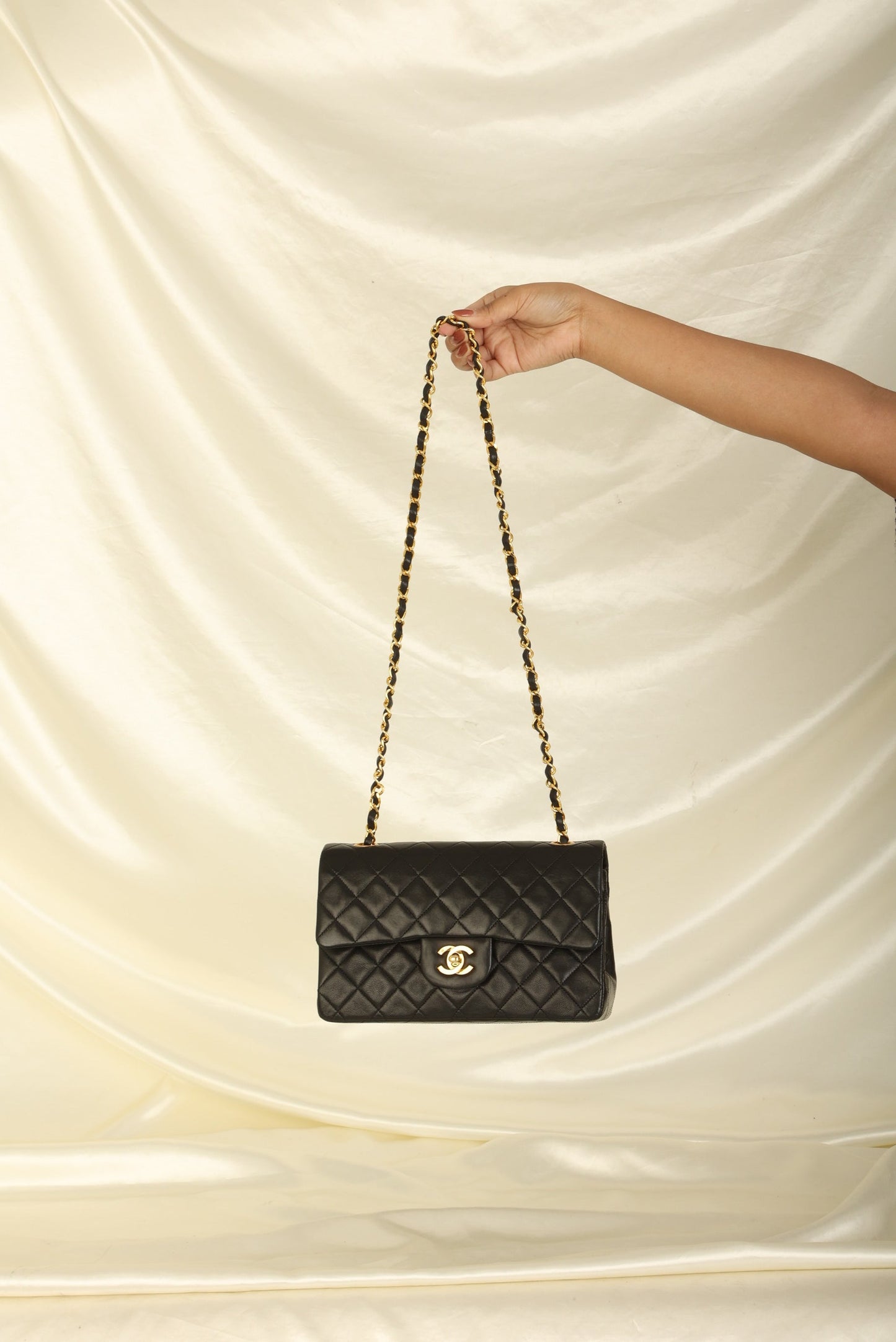 Chanel 1989 Lambskin Small Double Flap
