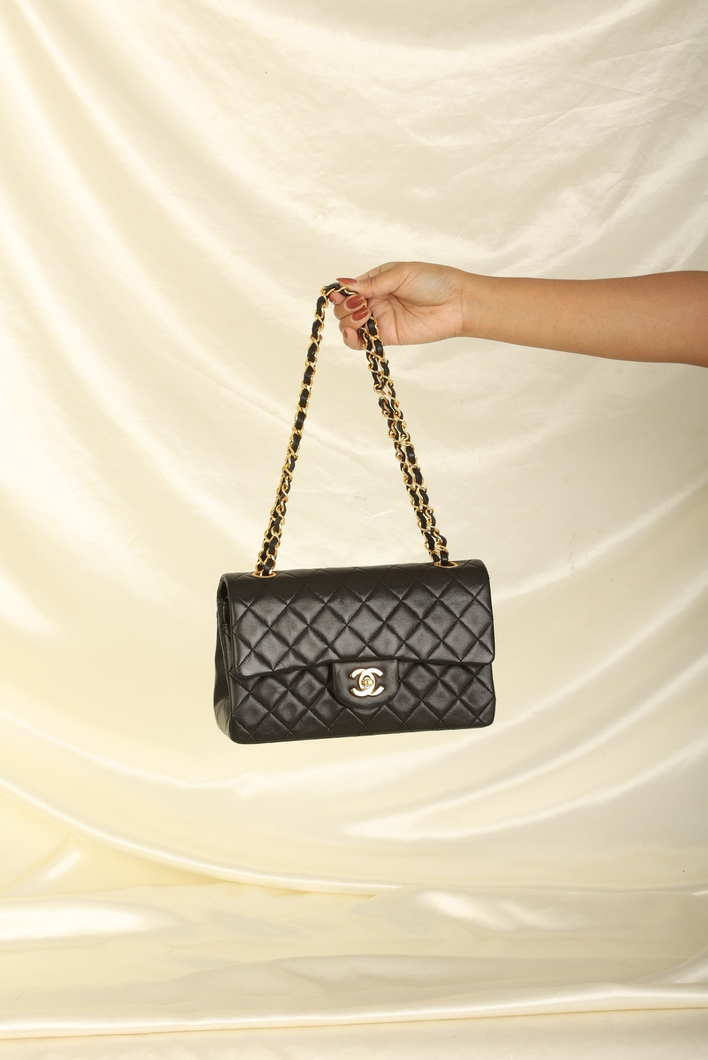 Chanel 1989 Lambskin Small Double Flap