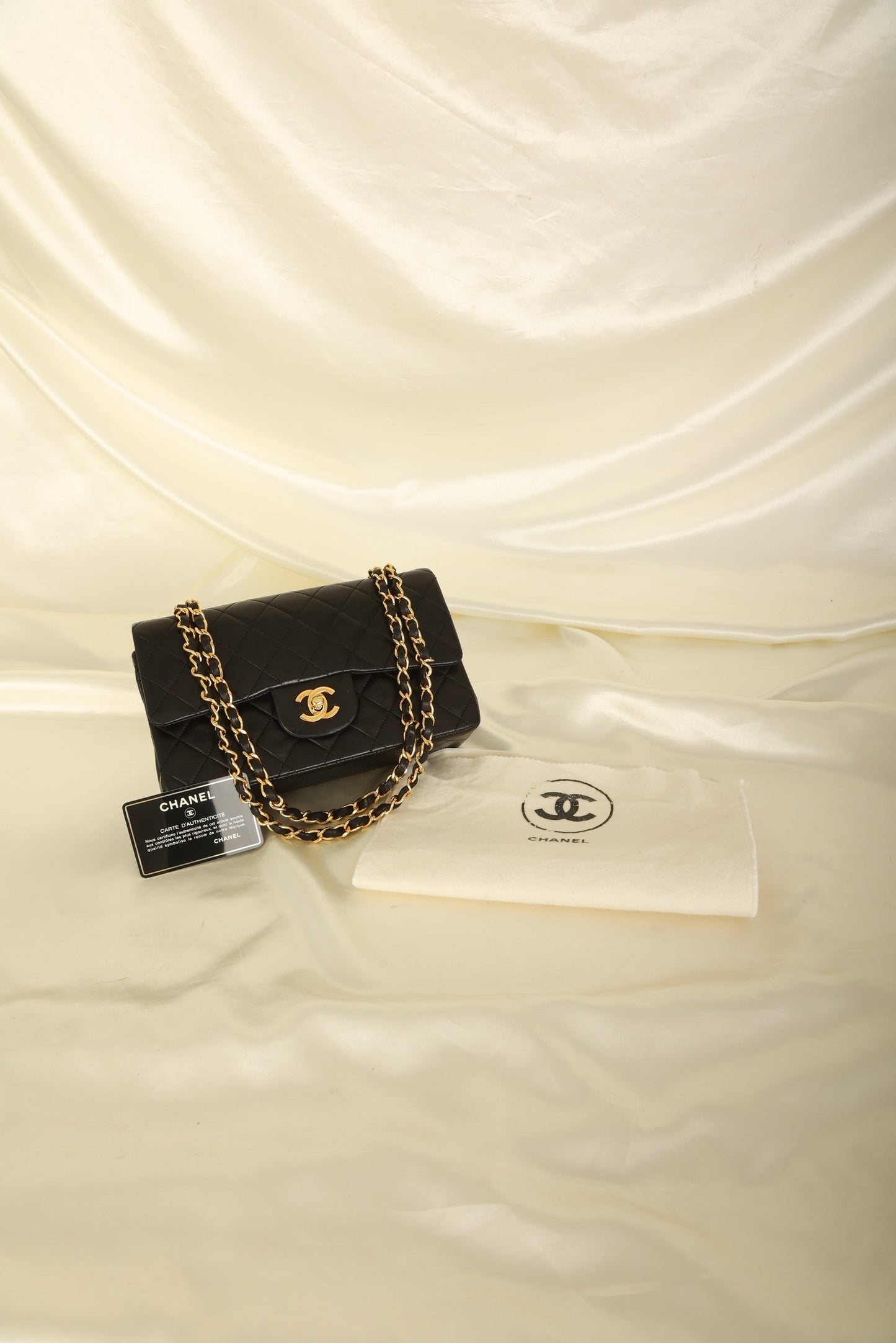 Chanel 1989 Lambskin Small Double Flap