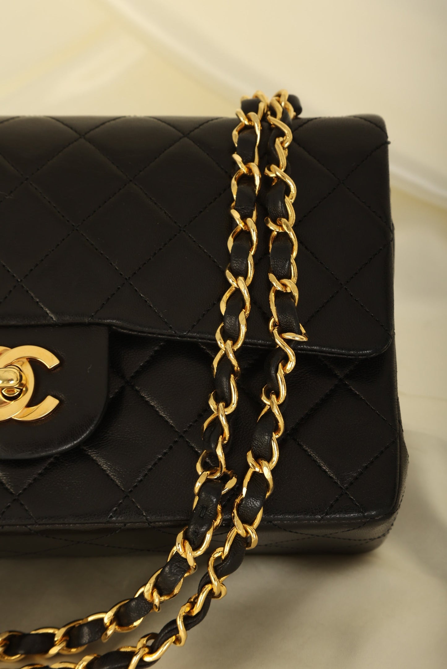 Chanel 1989 Lambskin Small Double Flap