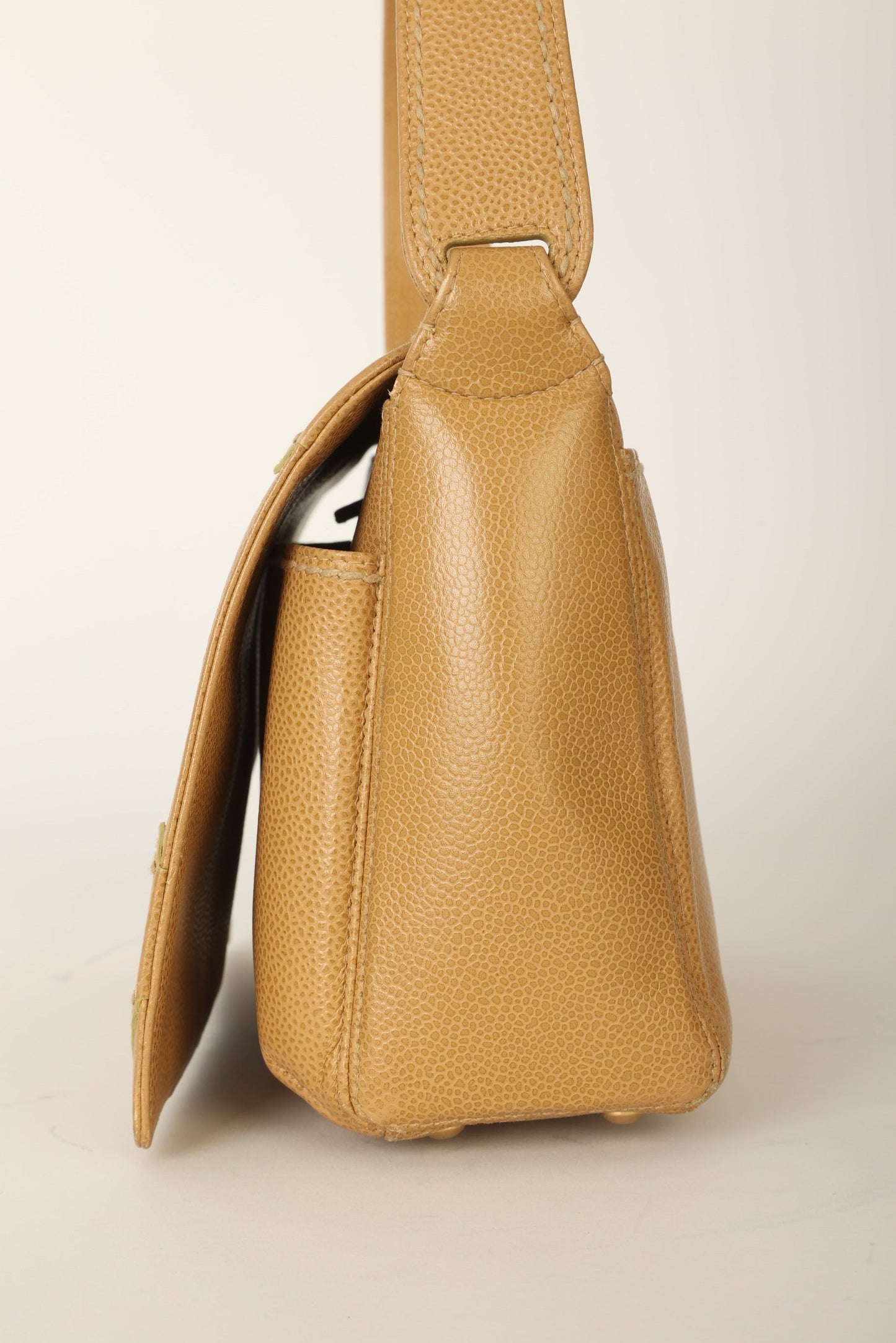 Chanel 2004 Caviar Shoulder Flap Bag