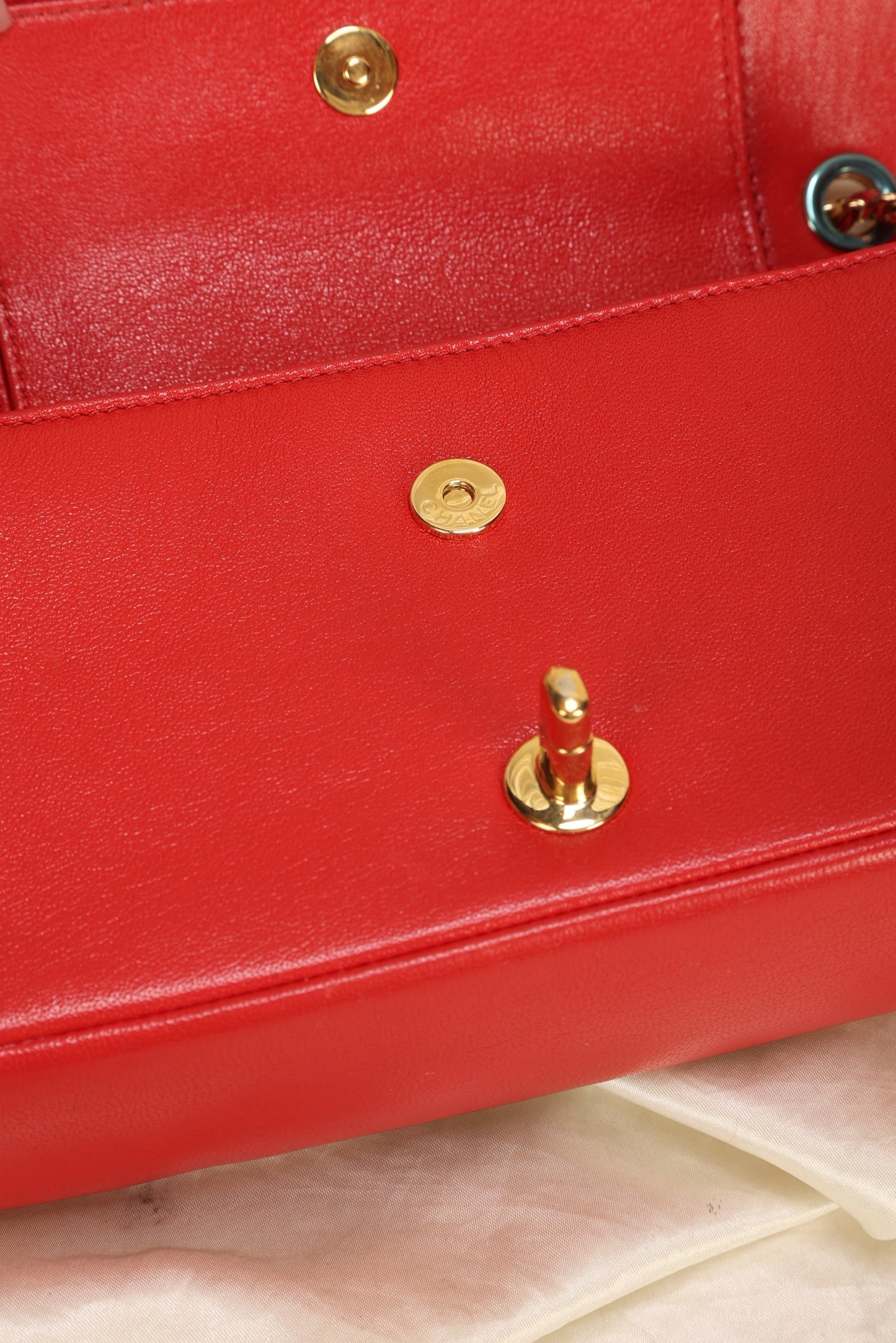 Chanel Mademoiselle Sheepskin Shoulder Bag