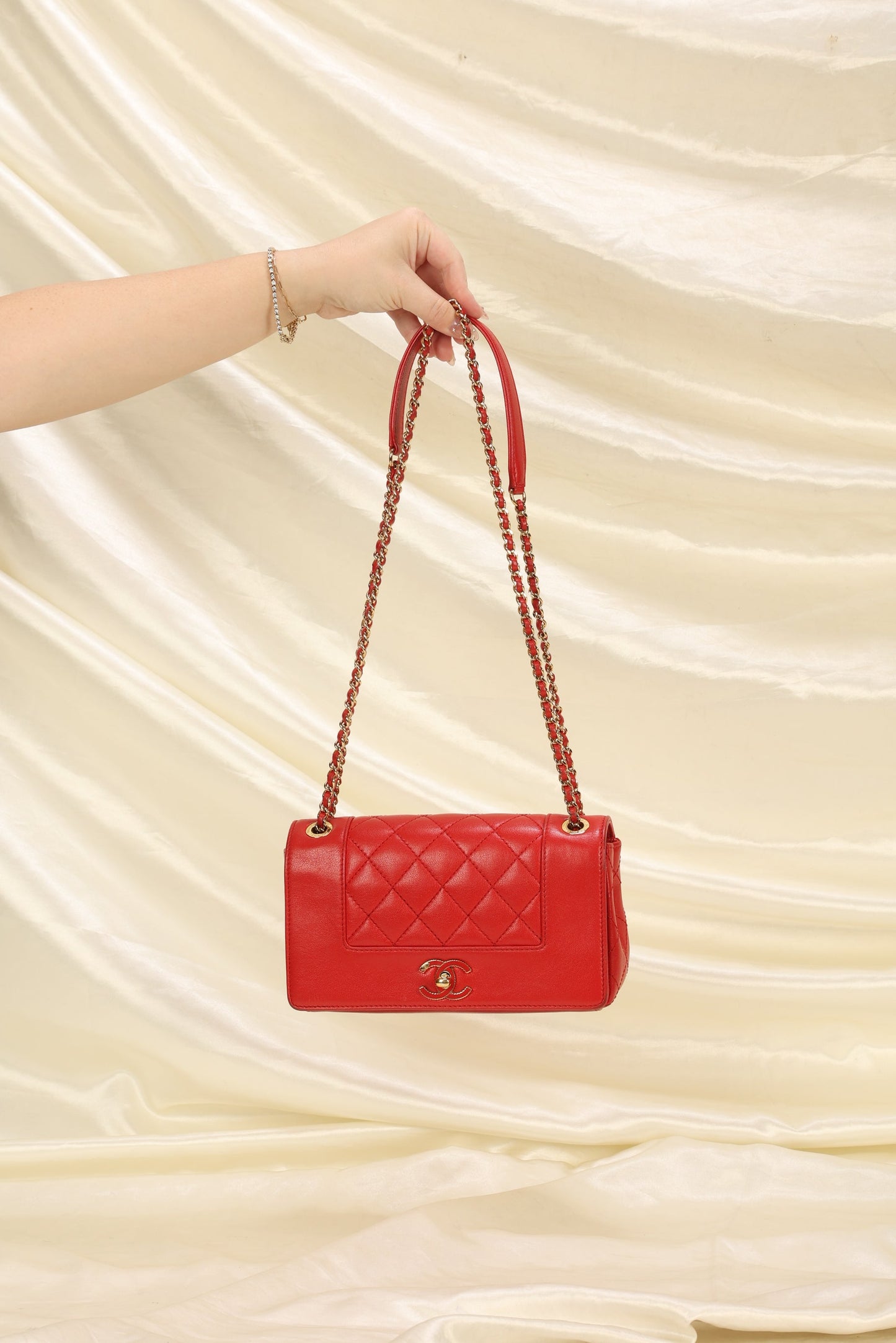 Chanel Mademoiselle Sheepskin Shoulder Bag