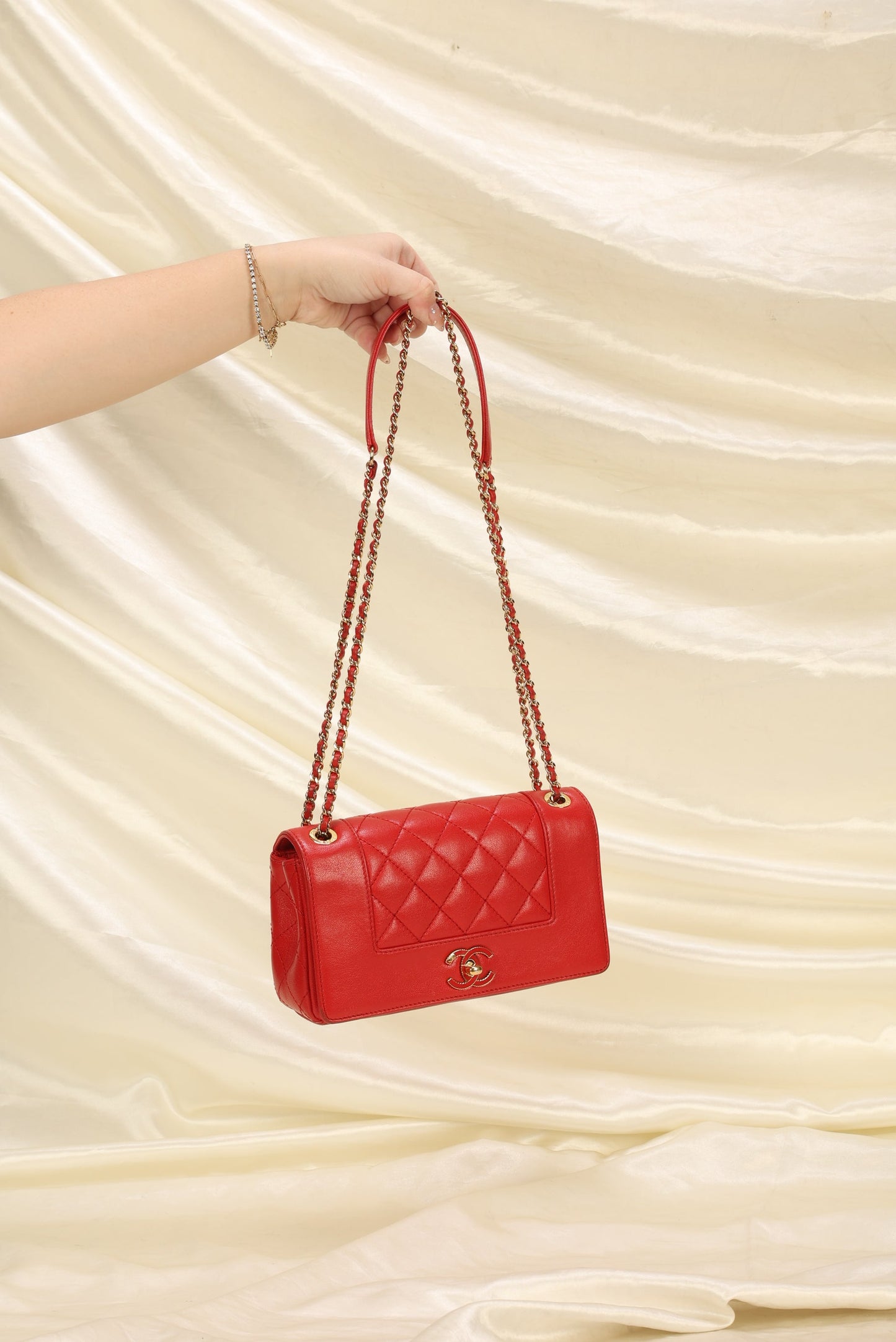 Chanel Mademoiselle Sheepskin Shoulder Bag