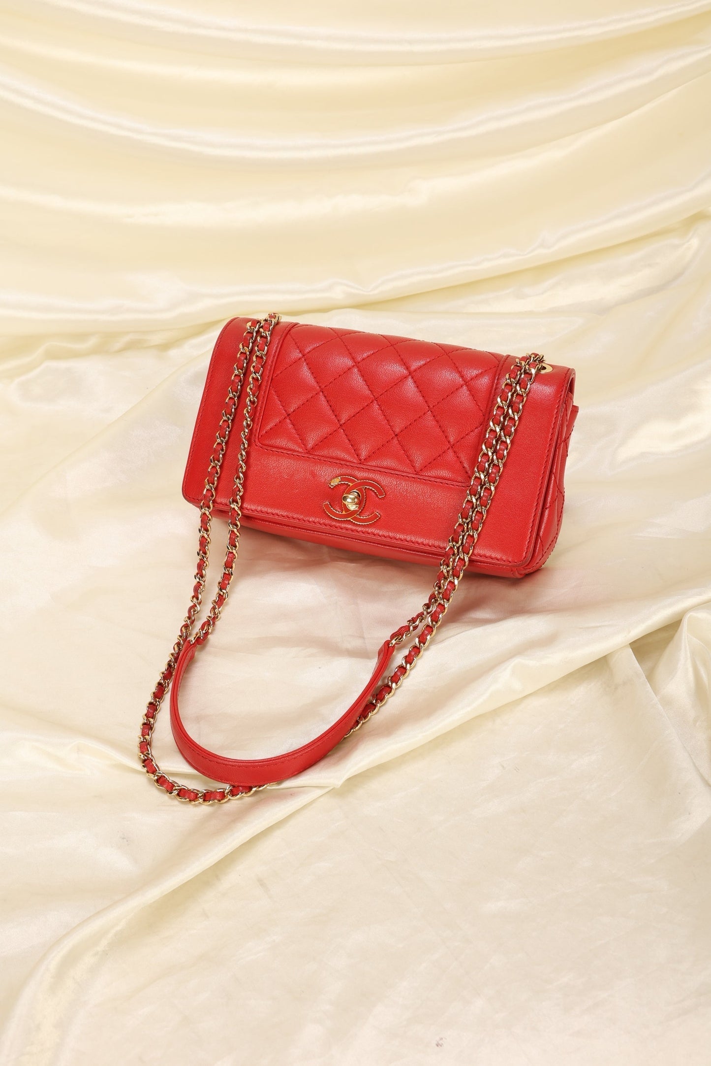 Chanel Mademoiselle Sheepskin Shoulder Bag